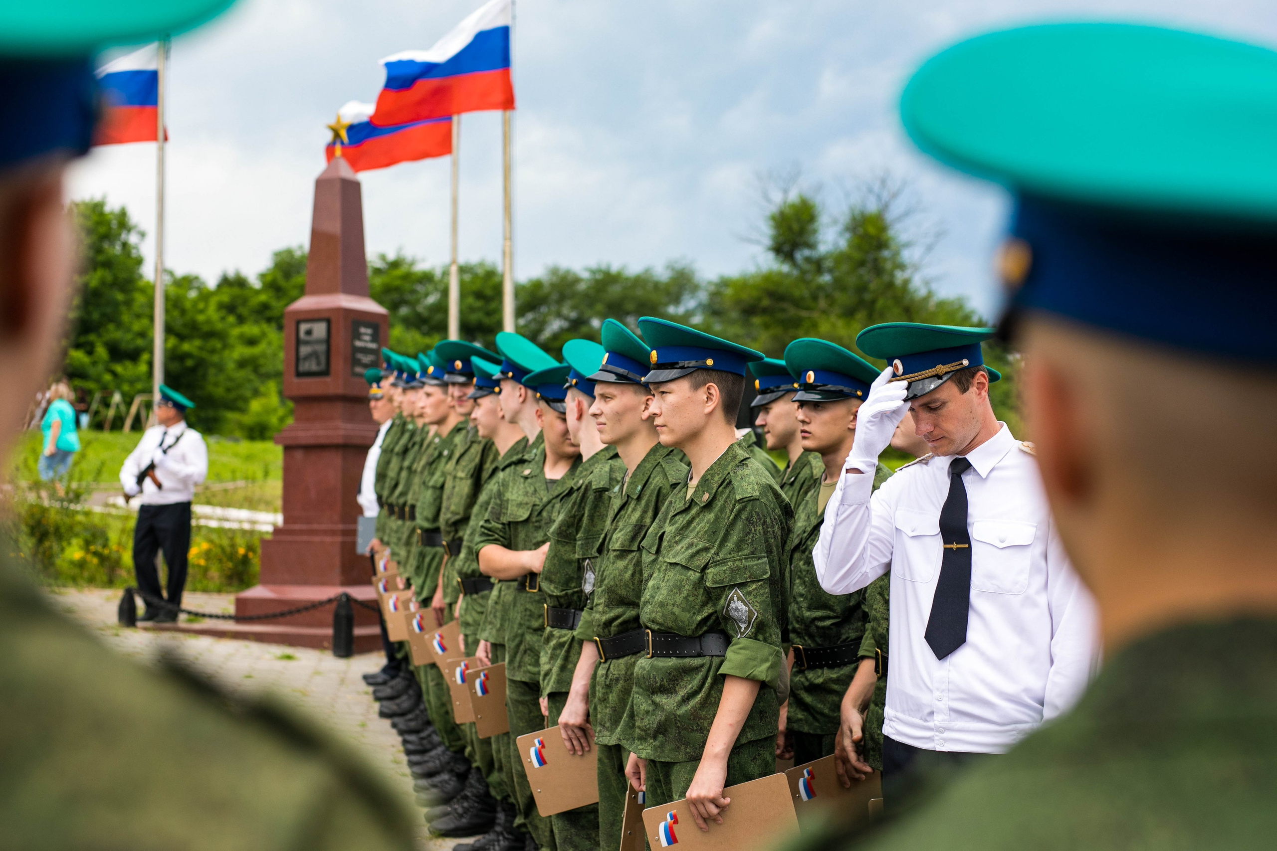 Митинг, посвященный годовщине событий на озере Хасан. Репортажный фотограф в Москве Иван Кулак