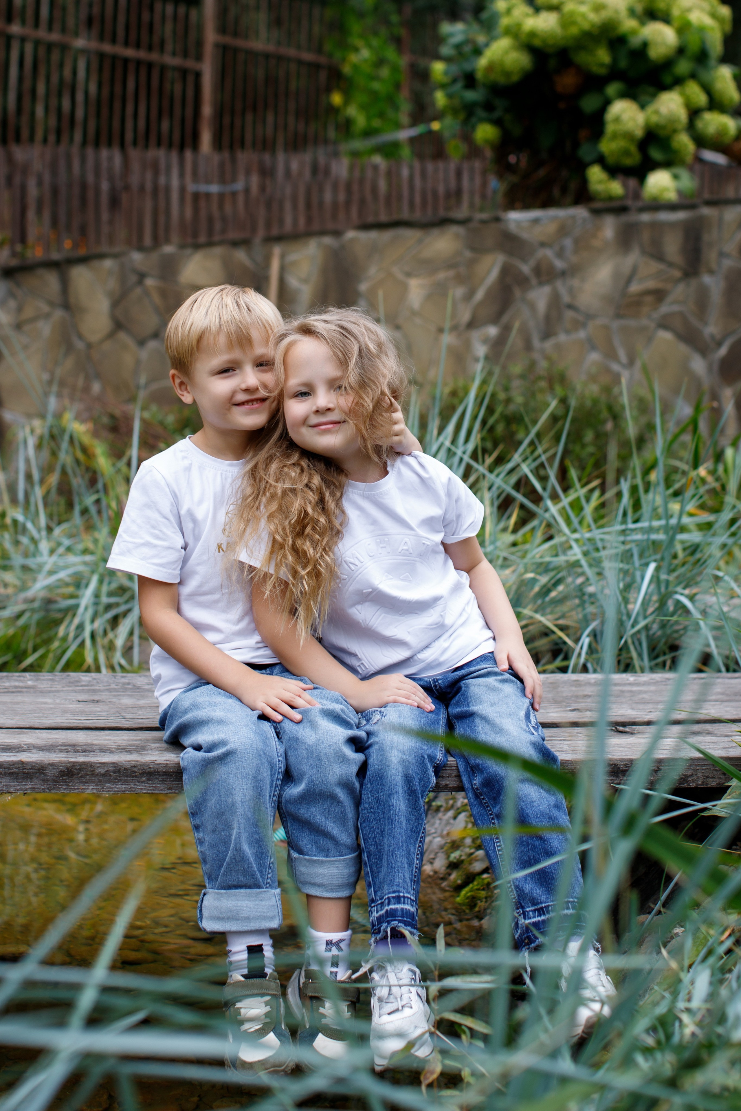 У прудика. Детский и семейный фотограф Мария Киселёва. Москва