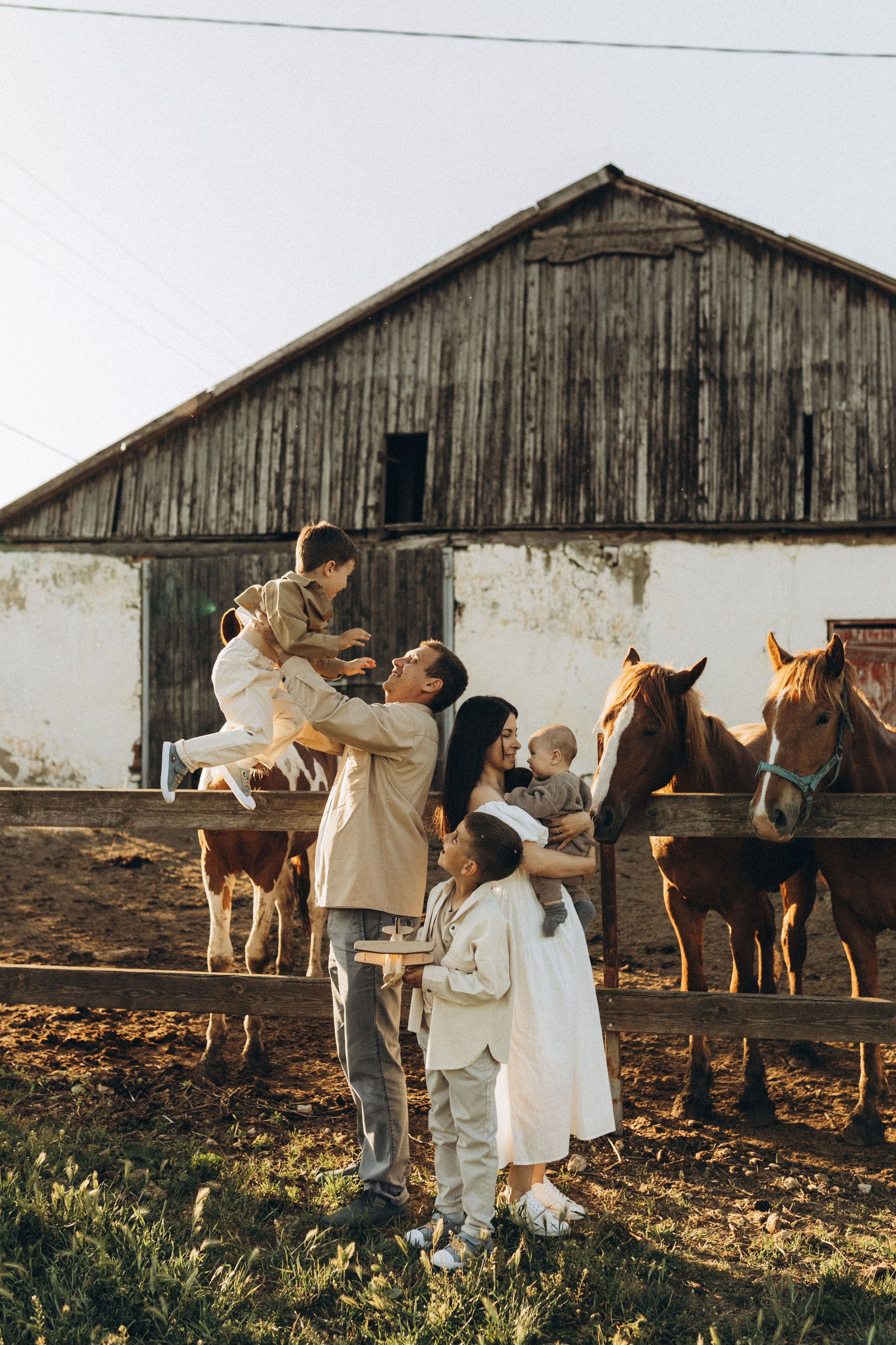 Закат на ферме. Семейный фотограф в Новороссийске и Анапе Александра Яковлева