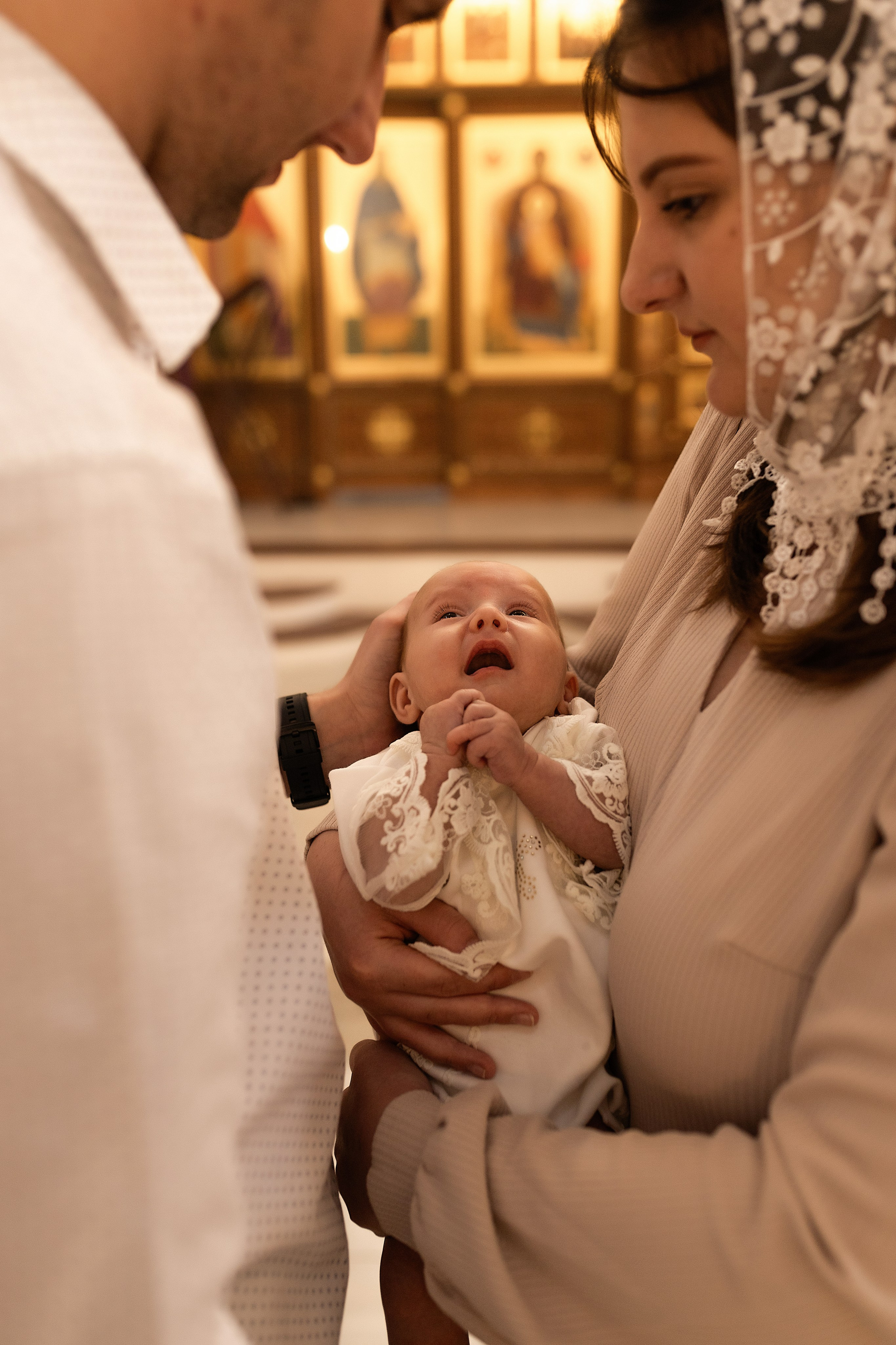 Таинство крещения Алисы. Фотограф в Железнодорожном и Балашихе