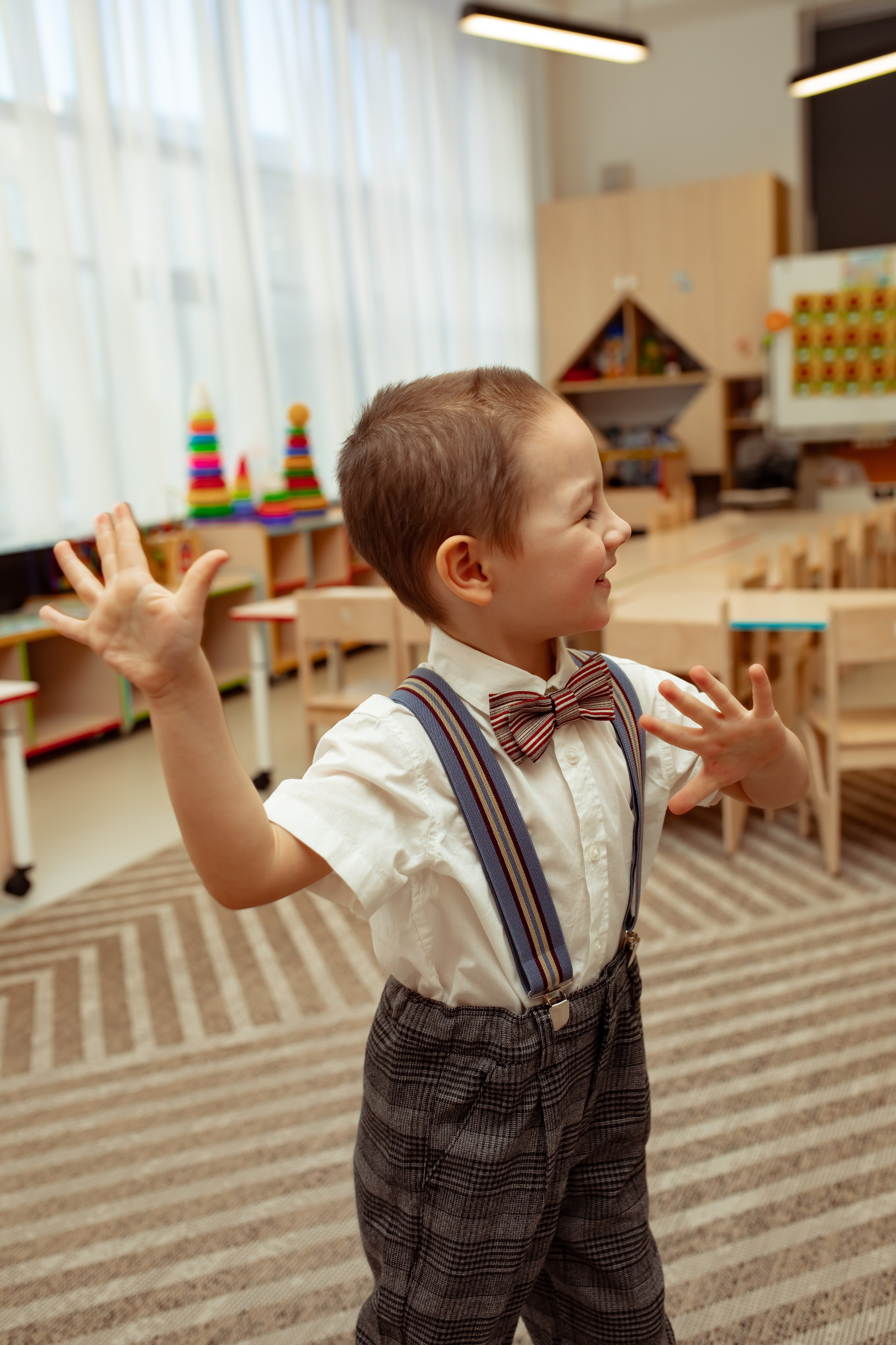 Праздник весны в детском саду. Семейный и детский фотограф в Москве Дорогова Екатерина