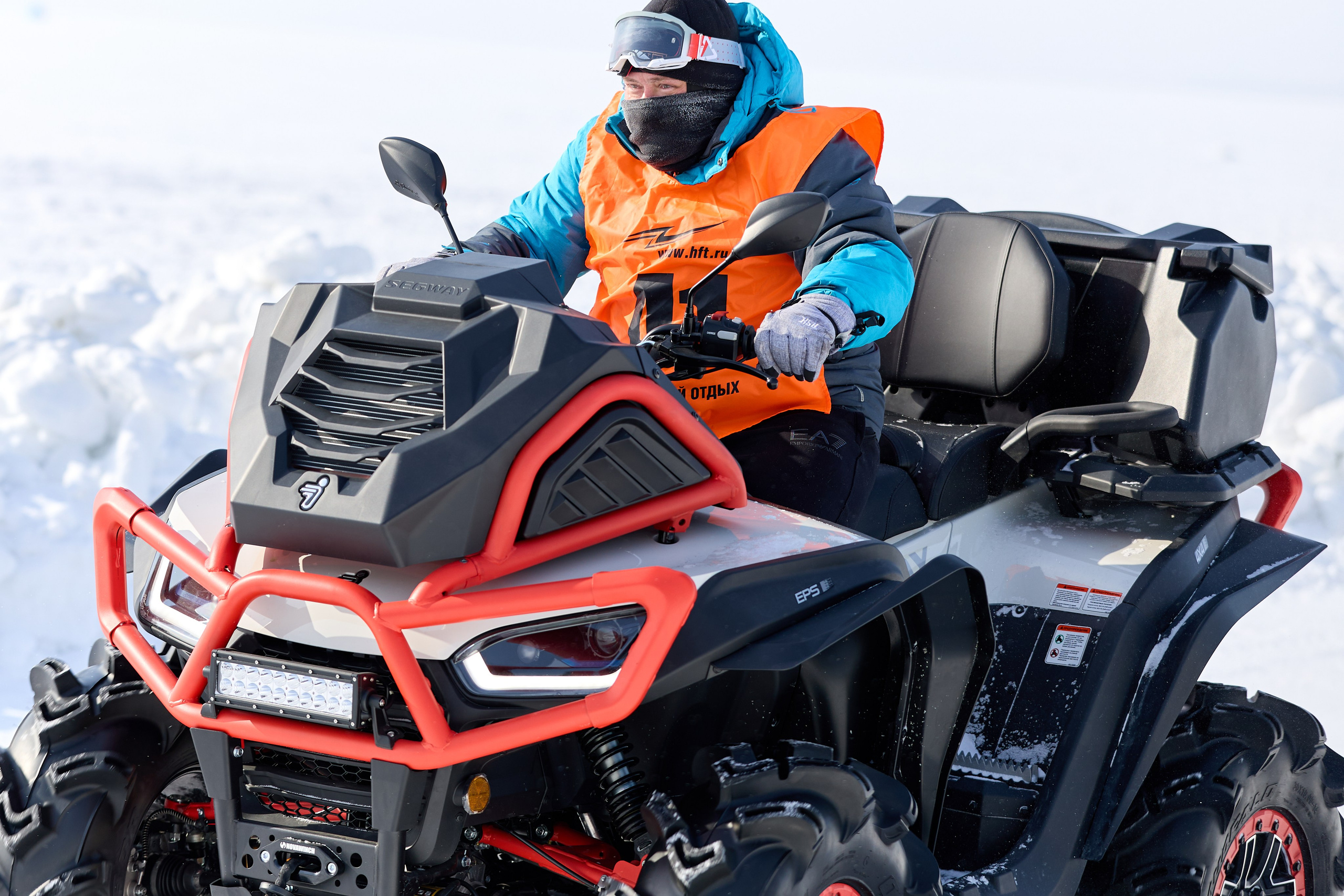 Топим Лёд — 2026. Соревнования на квадроциклах. Фотограф в Новосибирске Алена Скокова