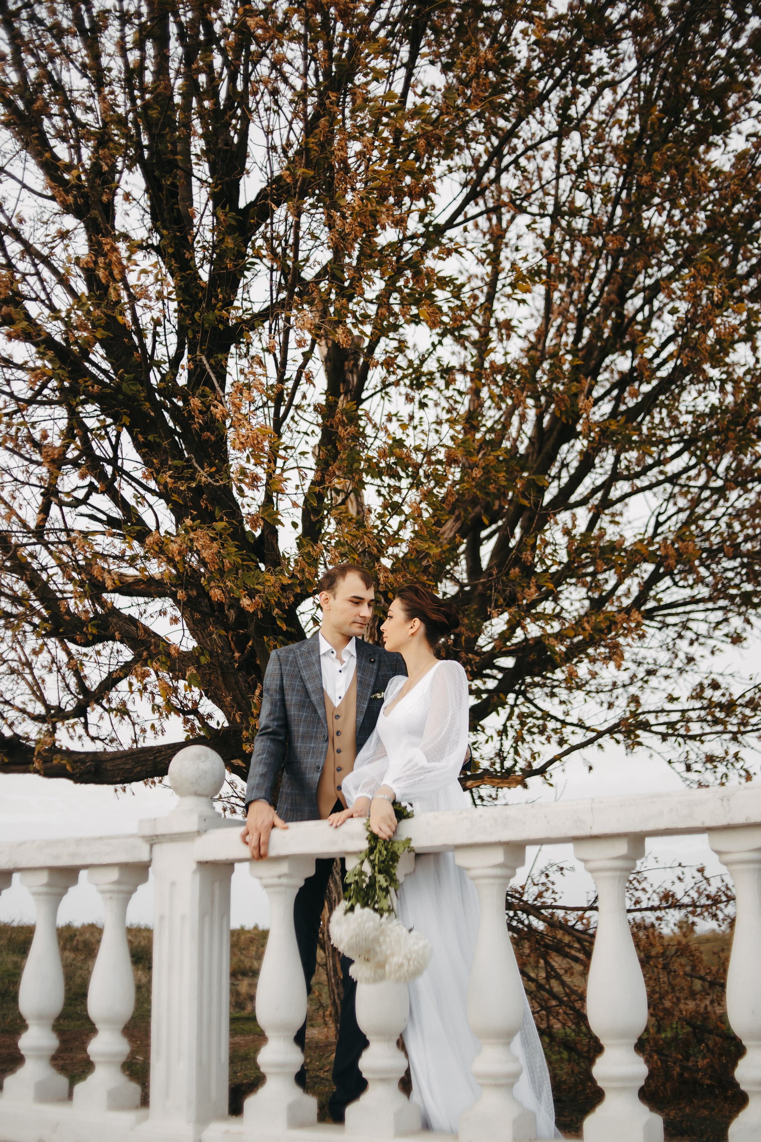 Осенная свадебная фотосессия