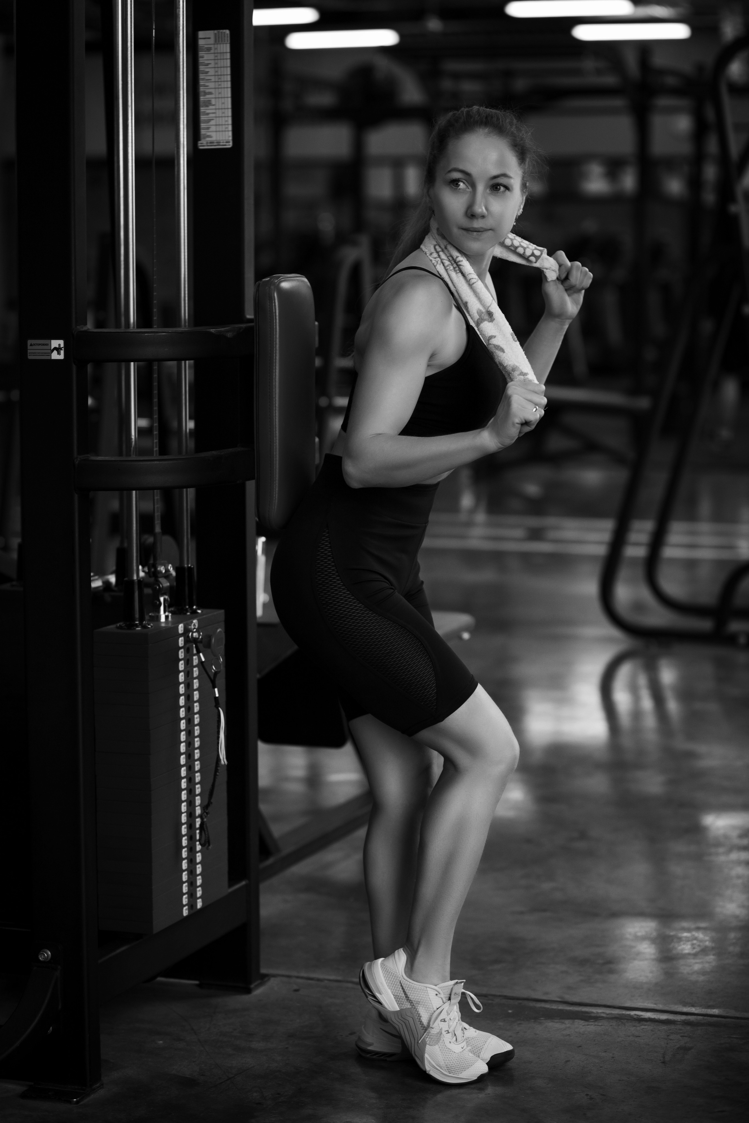 Фотосессия в спортзале