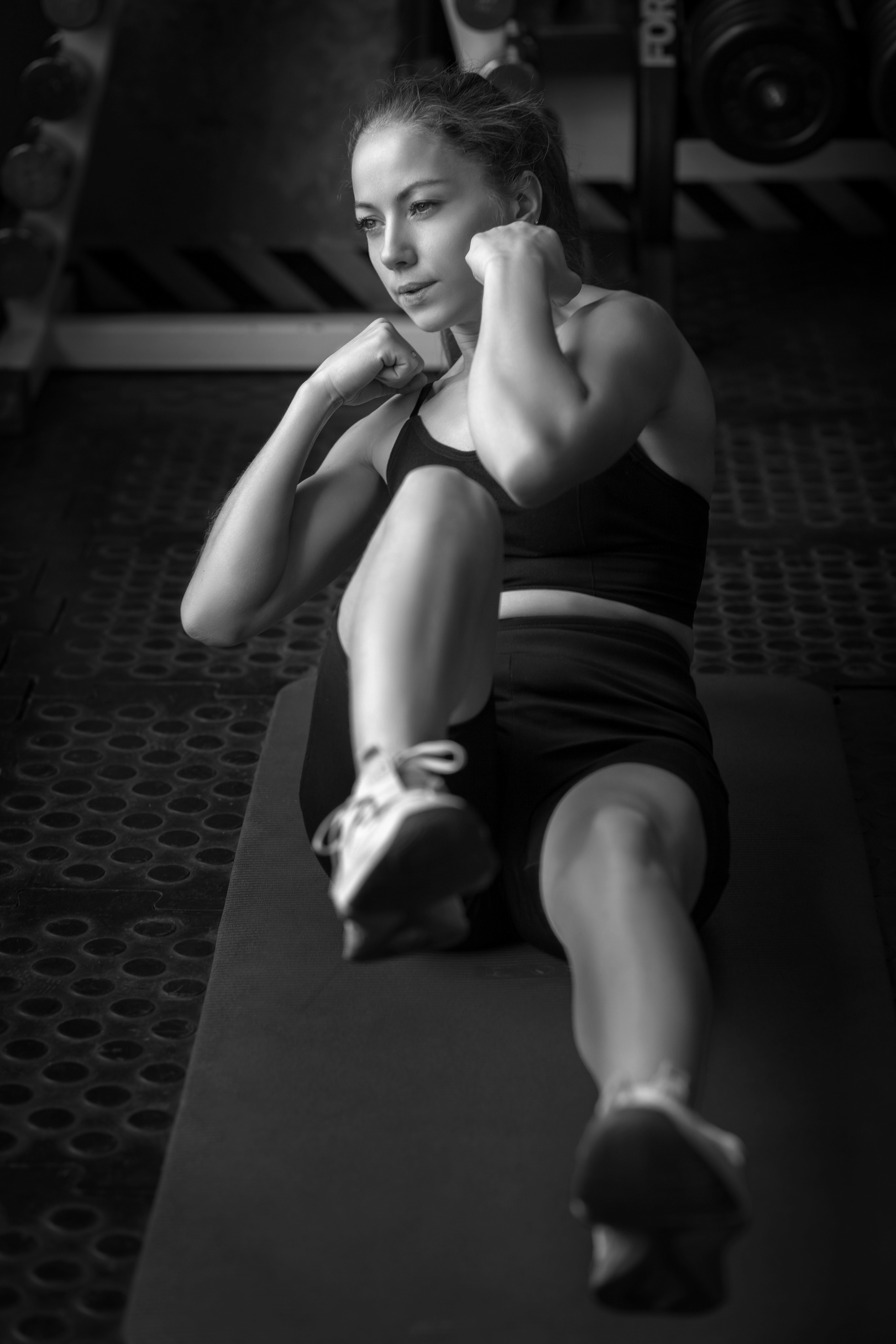 Фотосессия в спортзале