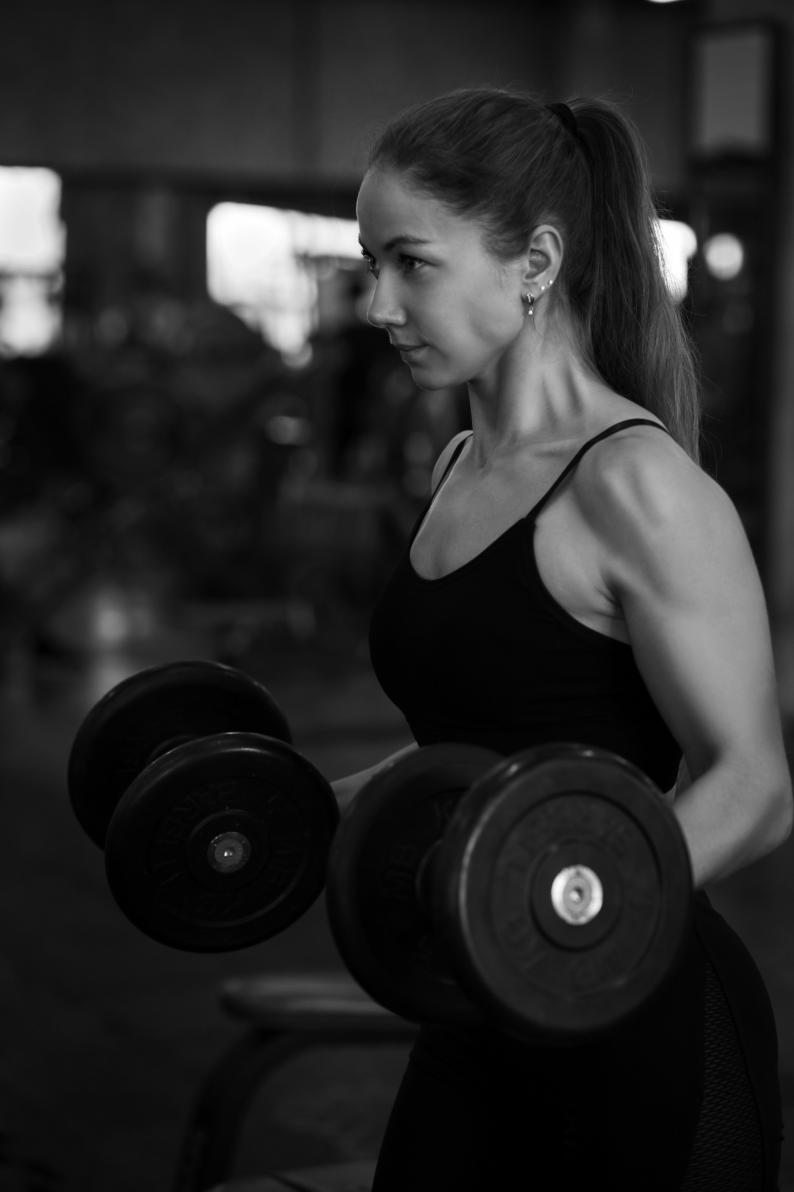 Фотосессия в спортзале