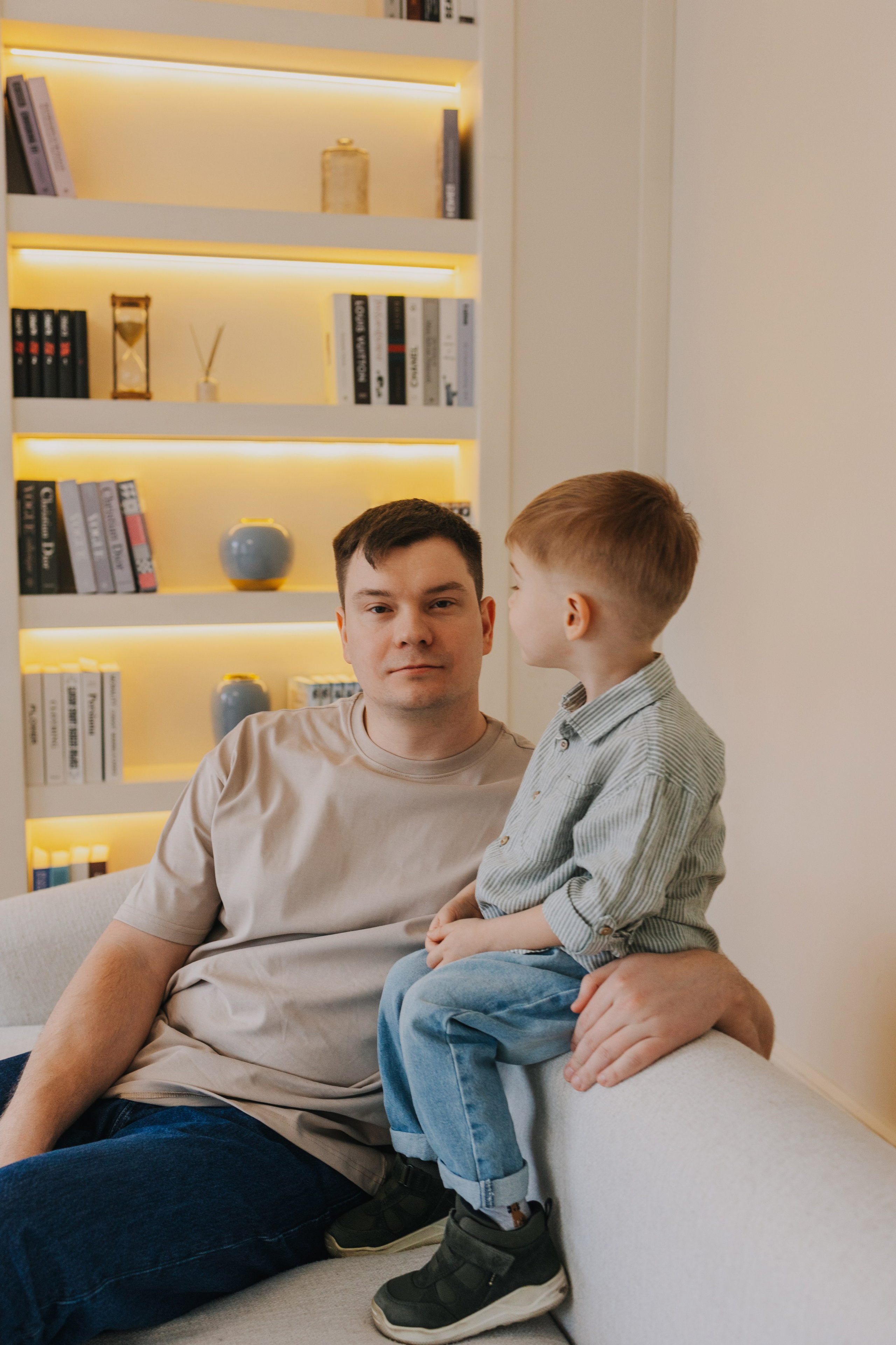 Большая семья. Домашняя фотосессия