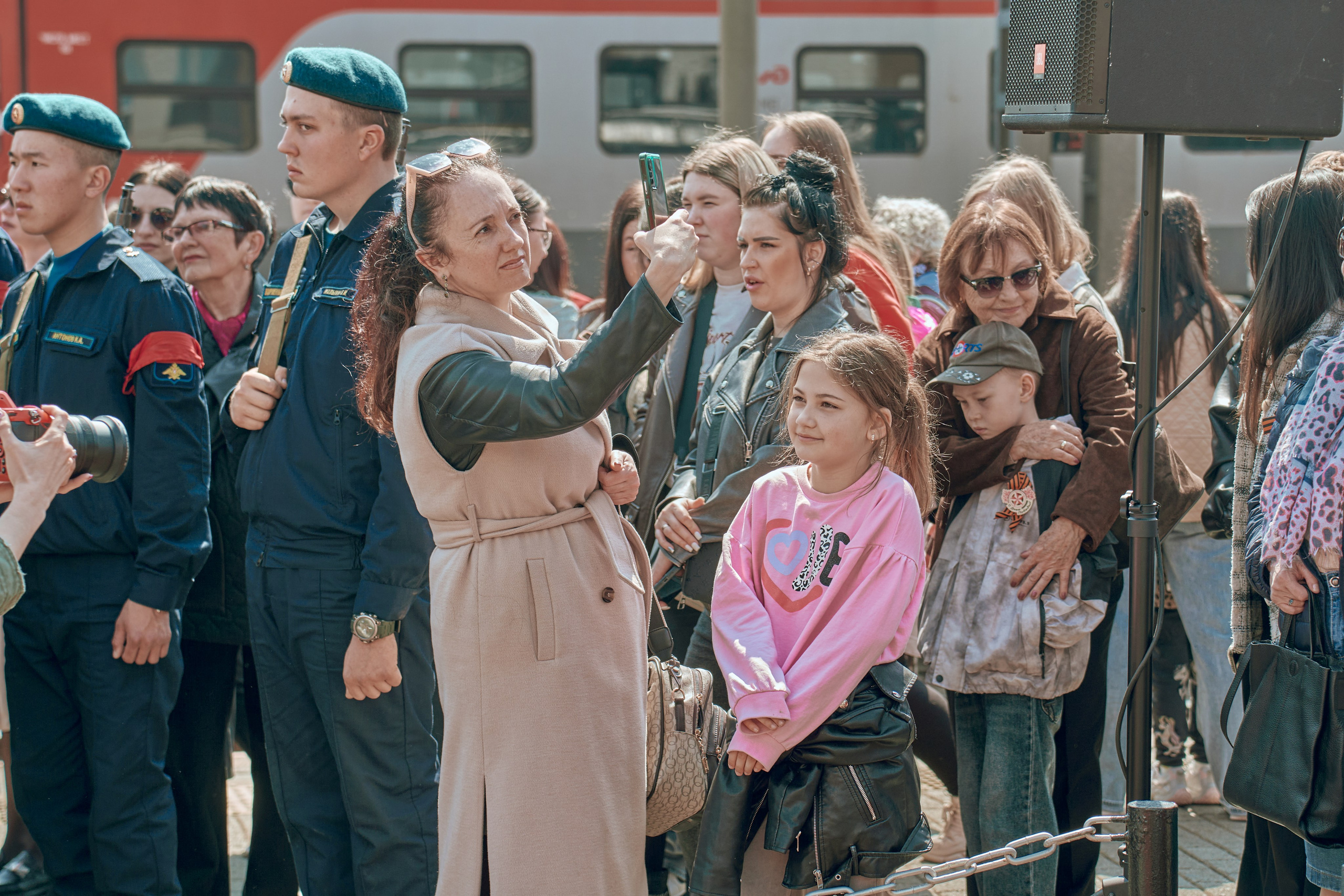 Поезд Победы!. Фотограф во Владивостоке