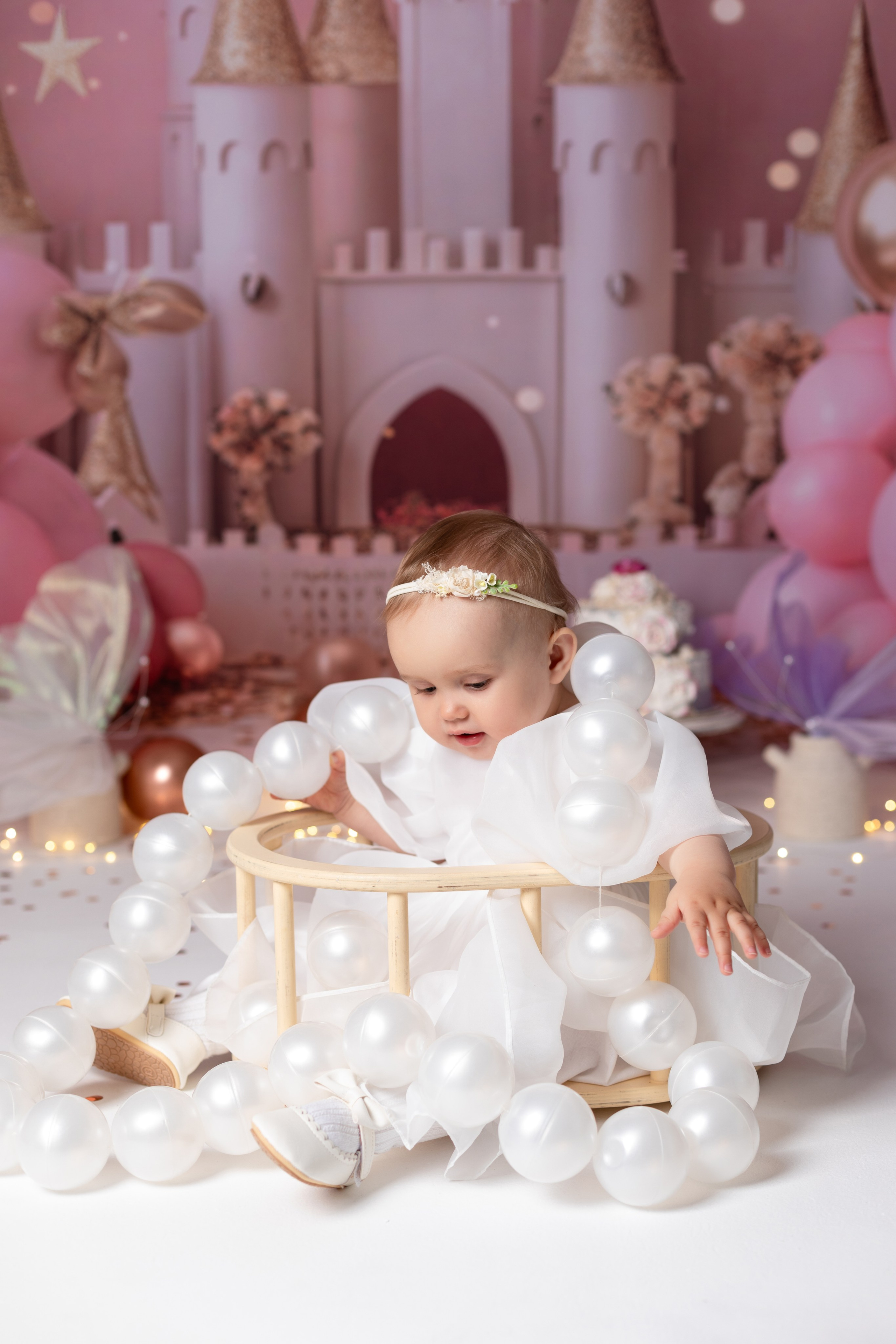 С тортиком. Фотограф новорождённых Псков