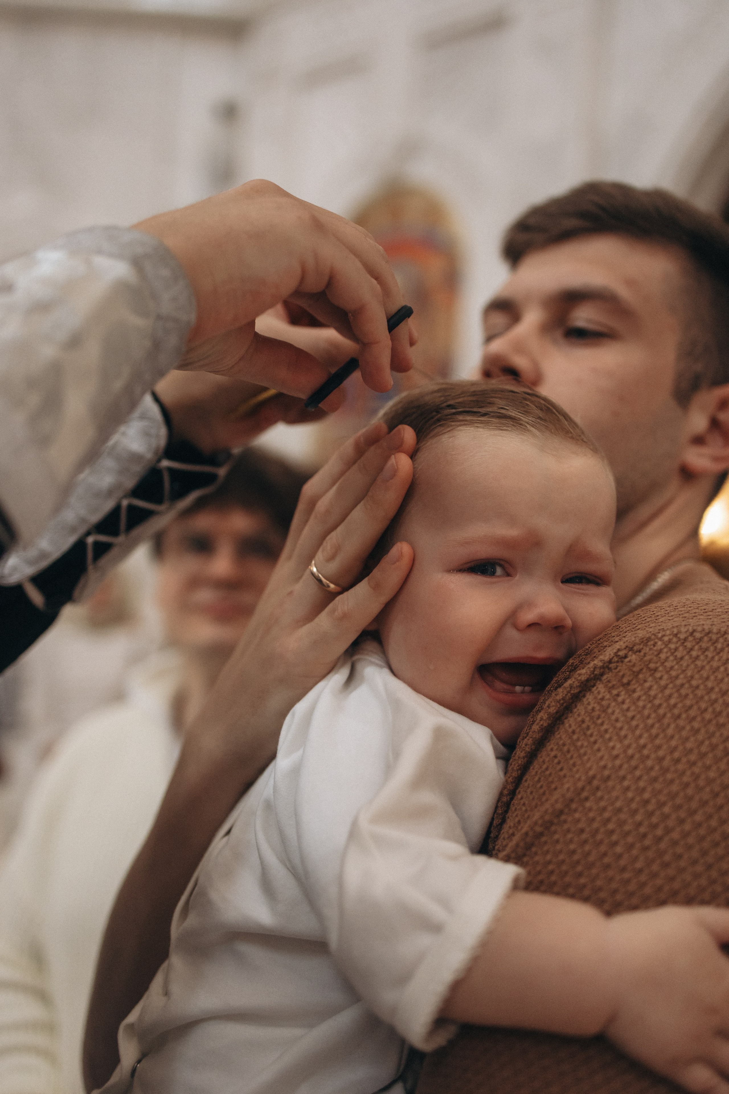 Крещение Григория. Фотограф Анастасия Бобылева, Москва и Московская область