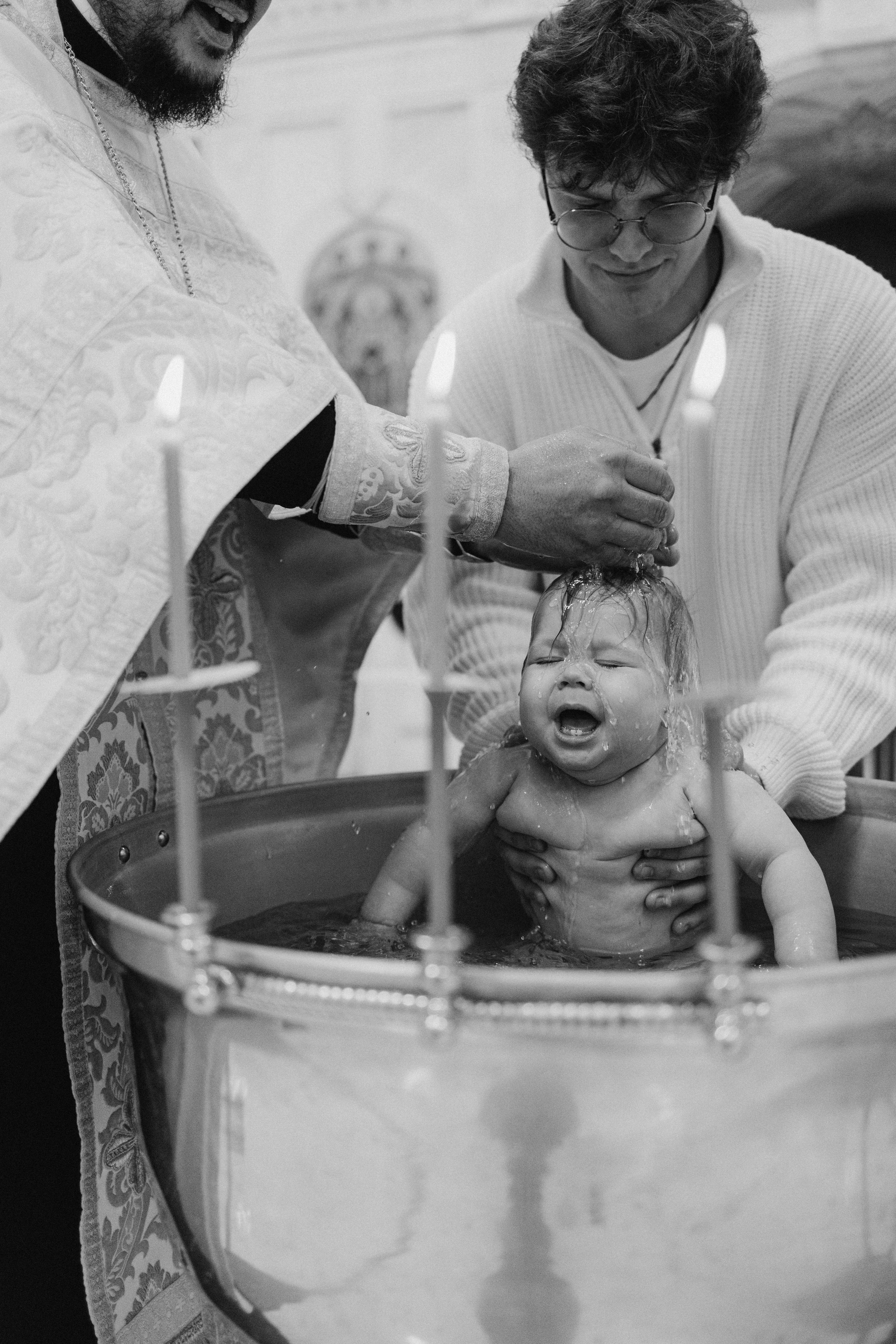 Крещение Григория. Фотограф Анастасия Бобылева, Москва и Московская область
