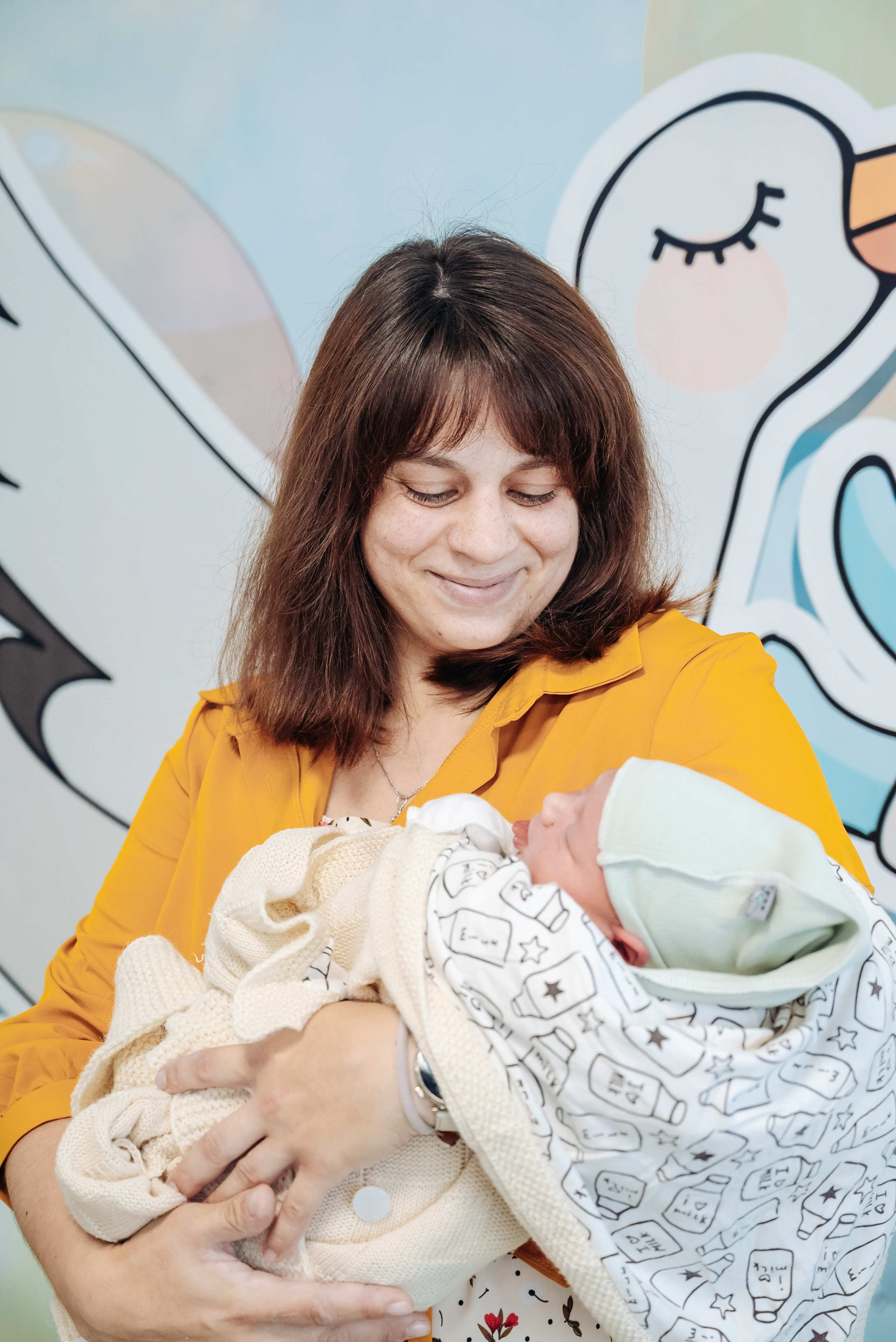 Выписка из роддома. Фотограф Татьяна Ульянова. Съёмка выписки из роддома, Таинства Крещения
