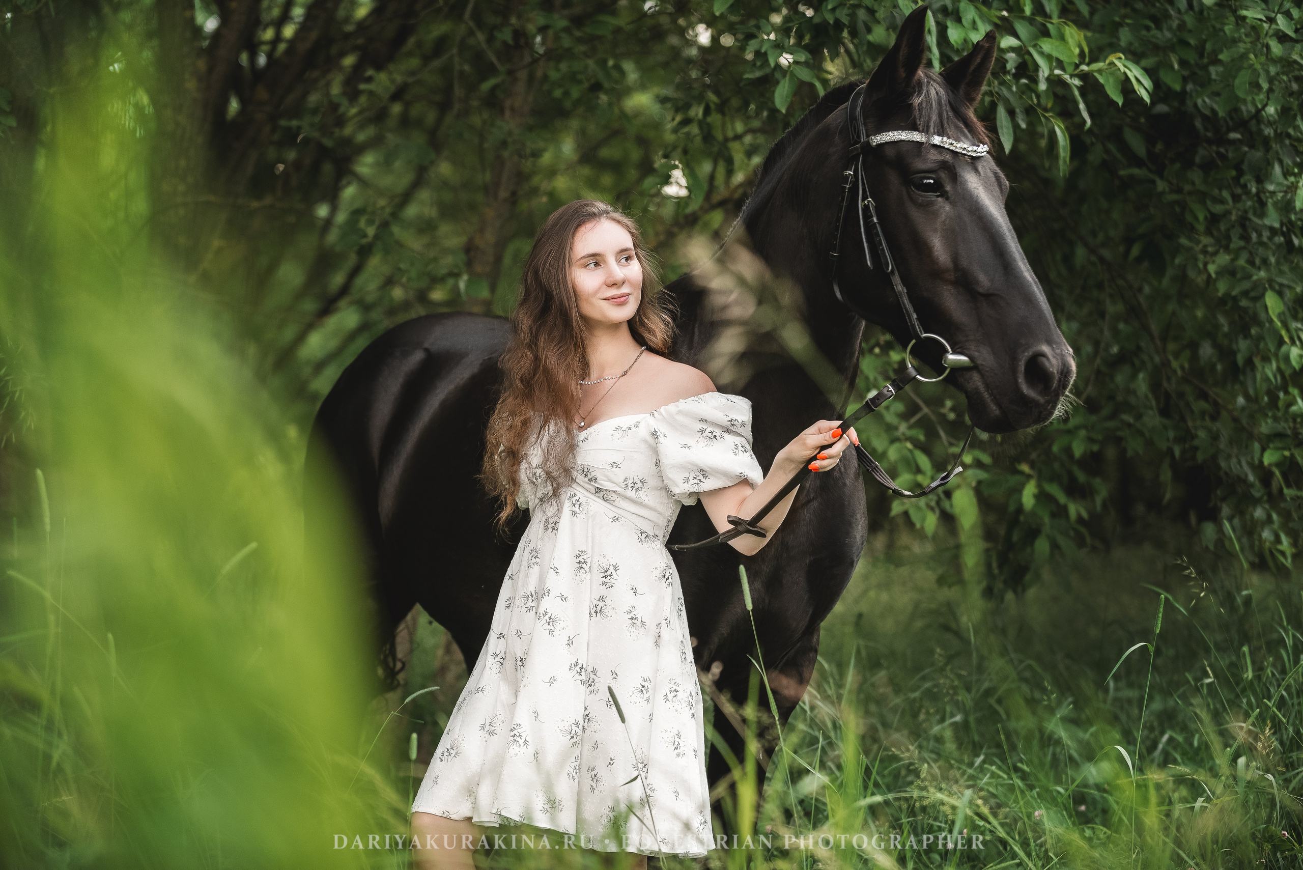 Маша и Блэк Джек. Конный фотограф Куракина Дарья • Фотосессии с лошадьми