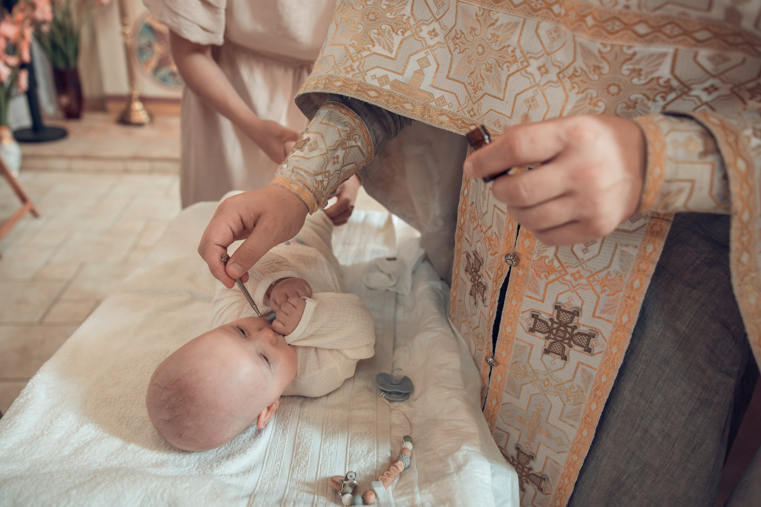 крещение в храме Всецарица, крещение у Павла Конькова