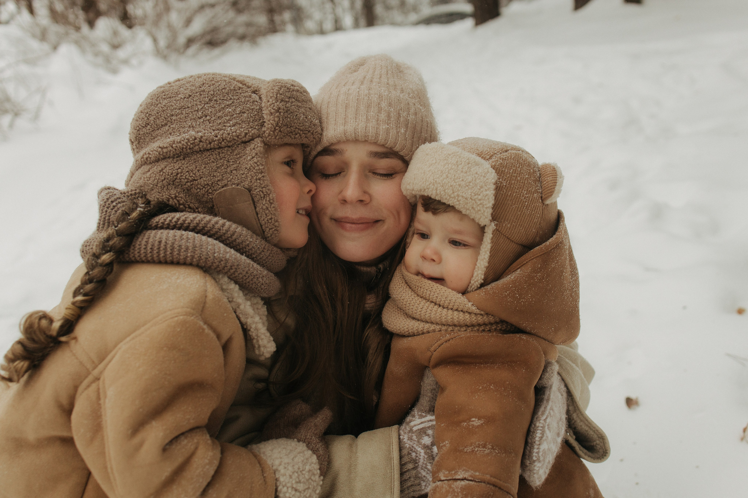 Снежный лес. Фотограф Анастасия Бобылева, Москва и Московская область
