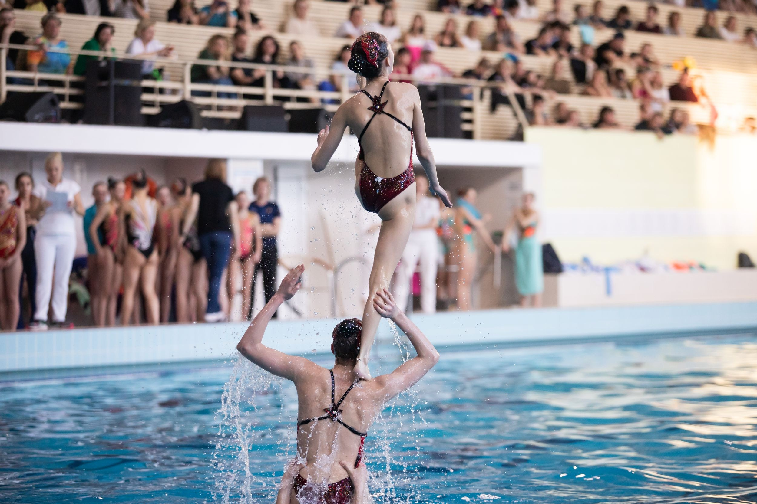 Первенство ЦФО по синхронному плаванию (16 апреля 2023). Репортажный фотограф Алексей Пирязев