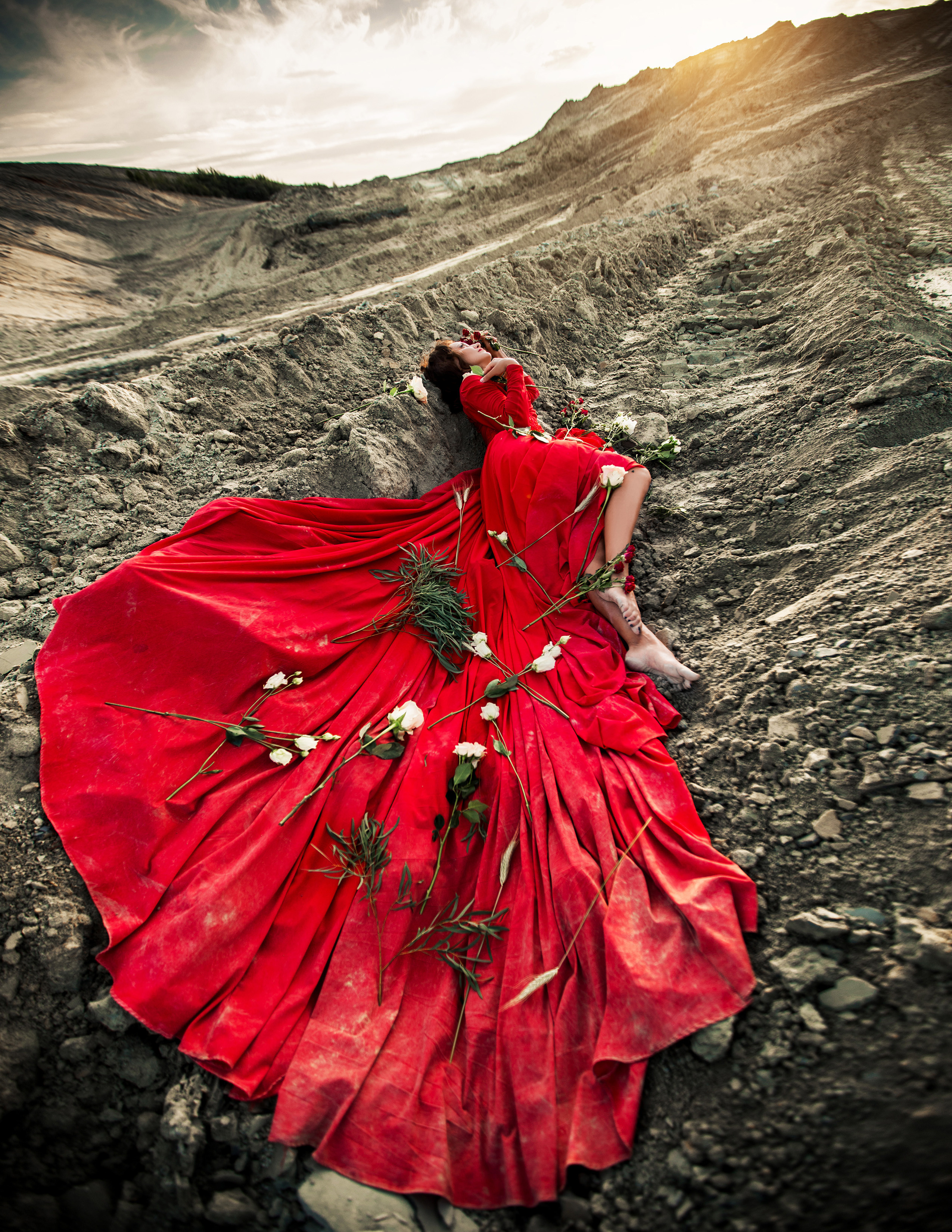Наташа «Роза в пустыне». Свадебный и портретный фотограф Алина Иванова. Екатеринбург-Москва