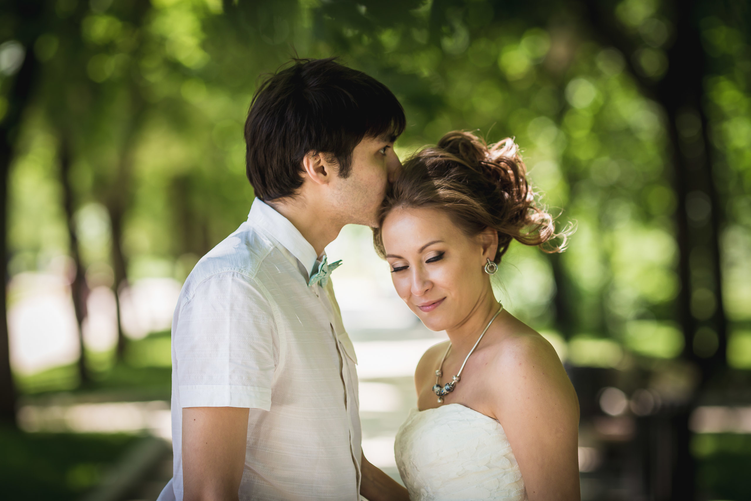 Свадебная фотосессия в парке