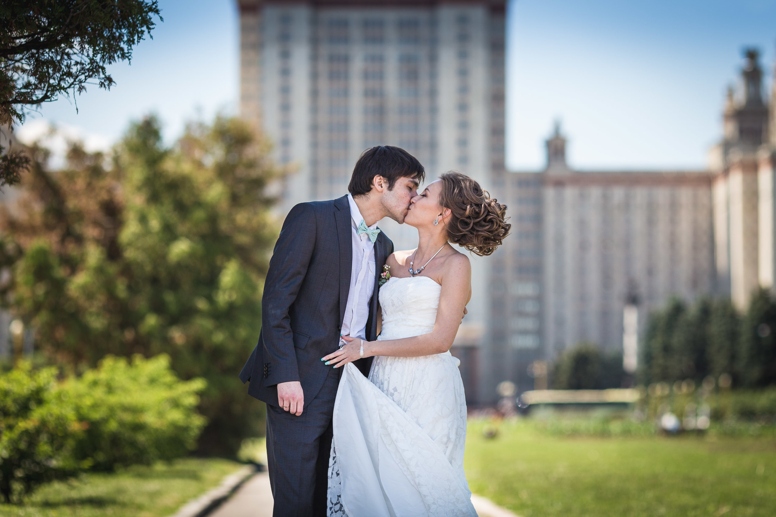 Свадебная фотосессия в парке