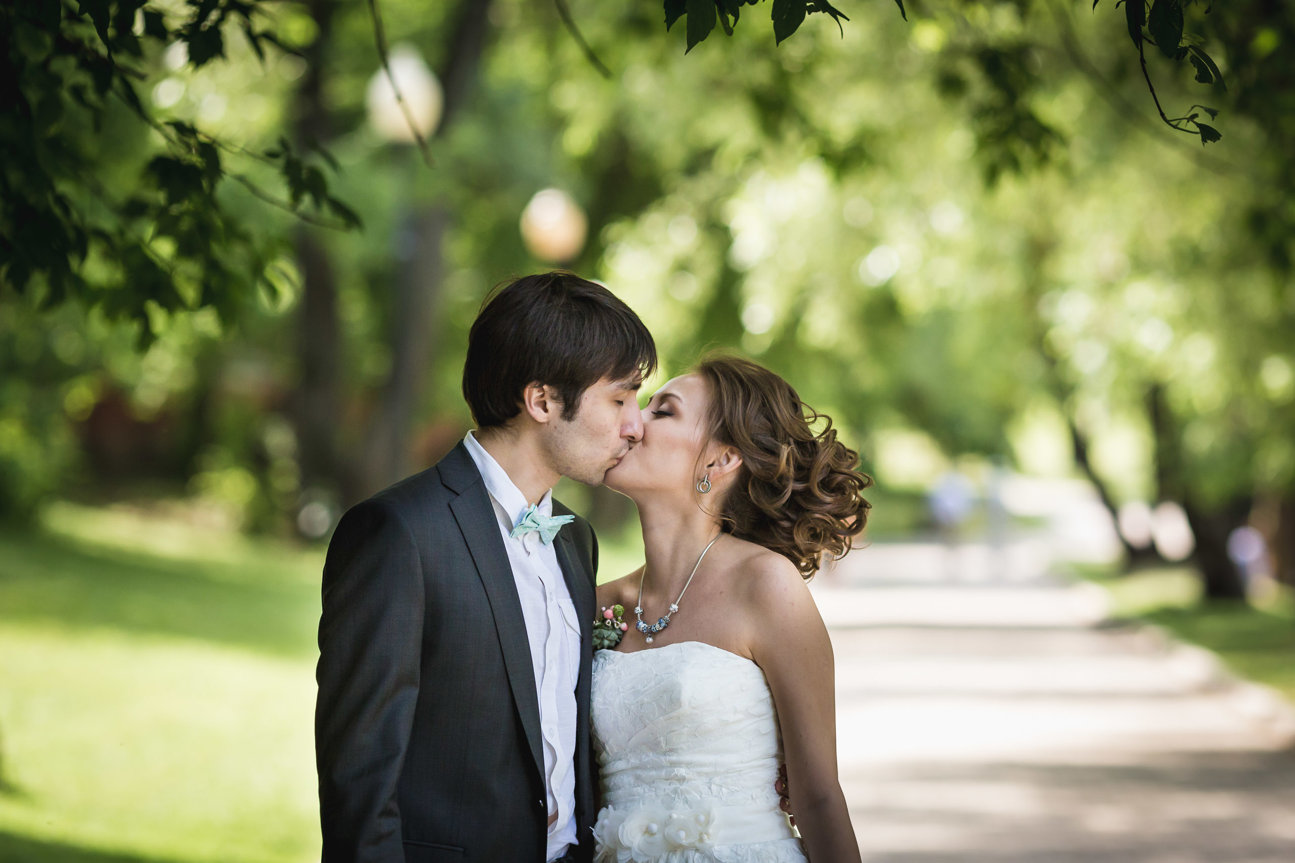Свадебная фотосессия в парке