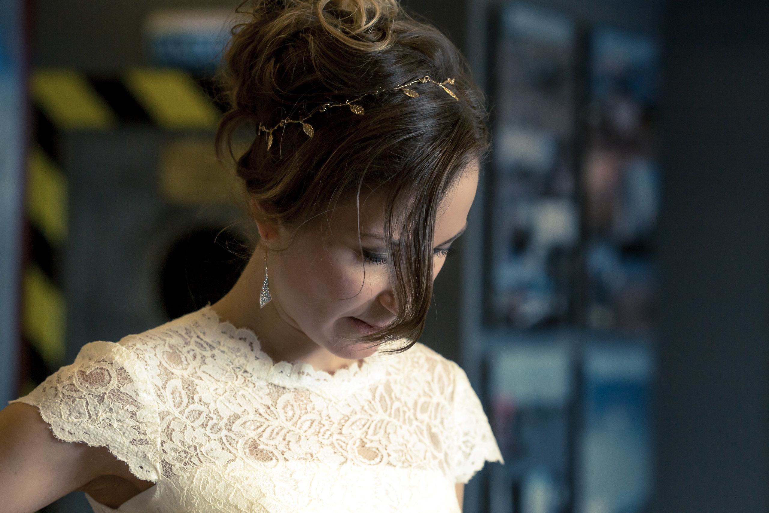 Свадебная фотография за городом