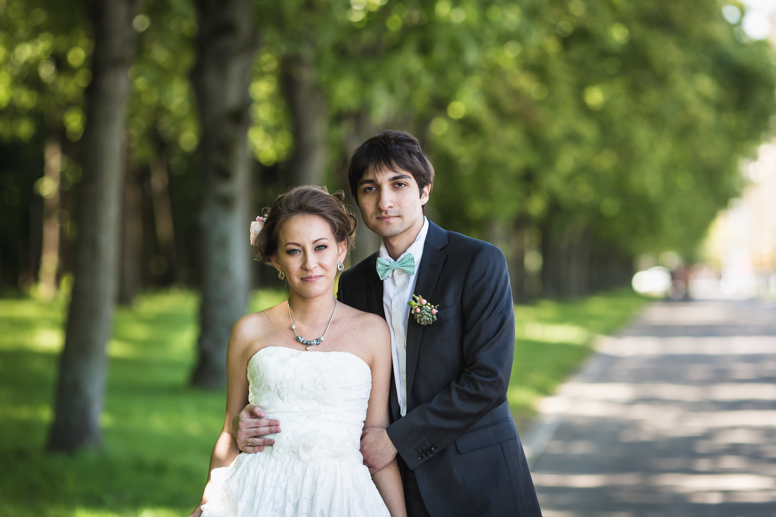 Свадебная фотосессия в парке
