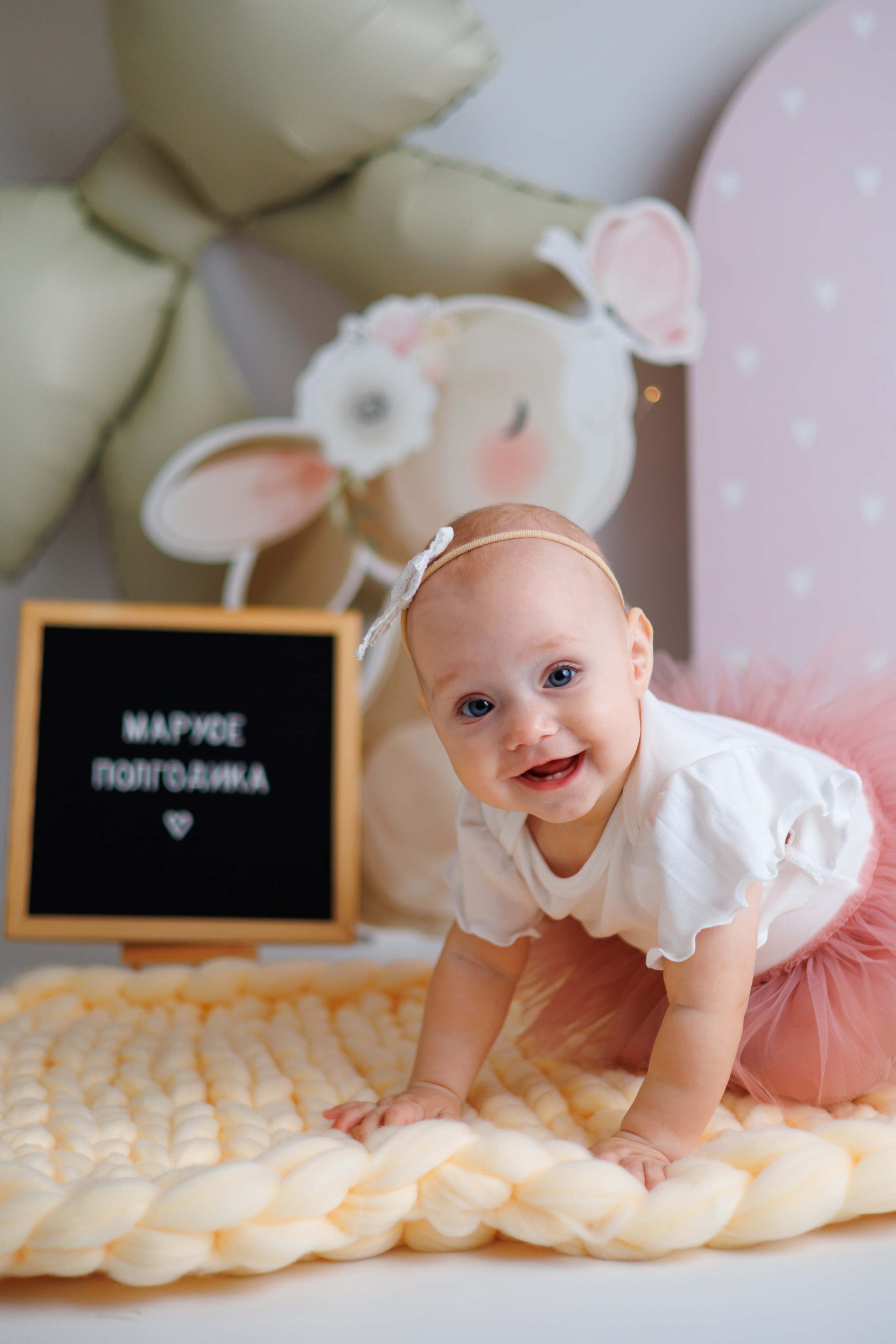 Маше полгодика. Семейный и детский фотограф в Михайловке Татьяна Лестьева