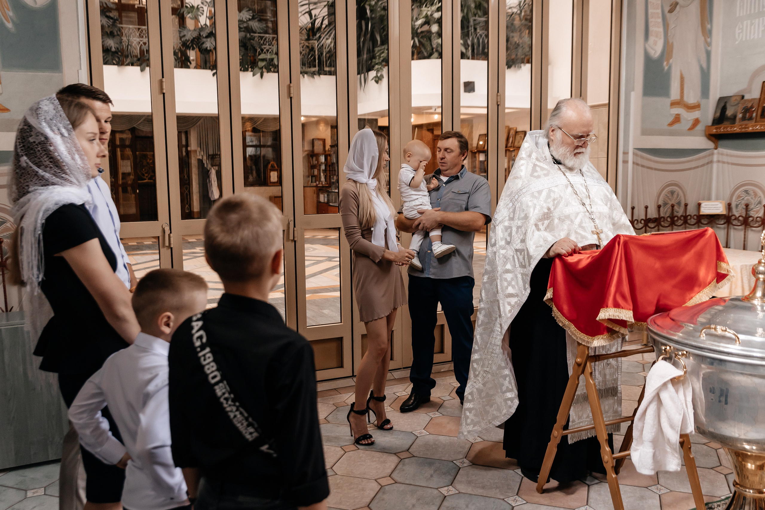 Крещение Леши. Семейный фотограф Минск Усова Ольга