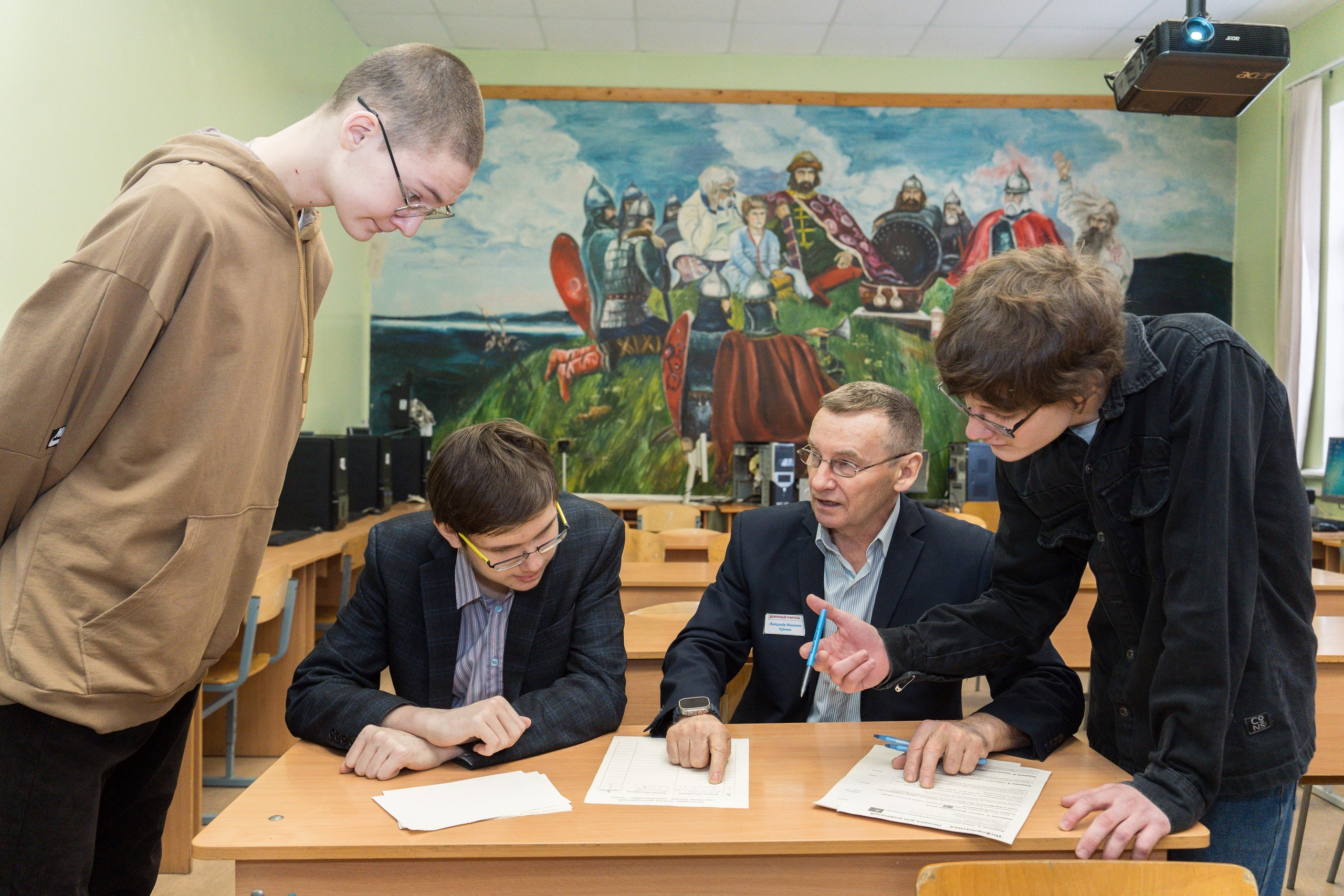 Пятёрка для ребёнка. Репортажная съёмка в Санкт-Петербурге, Константин Петров