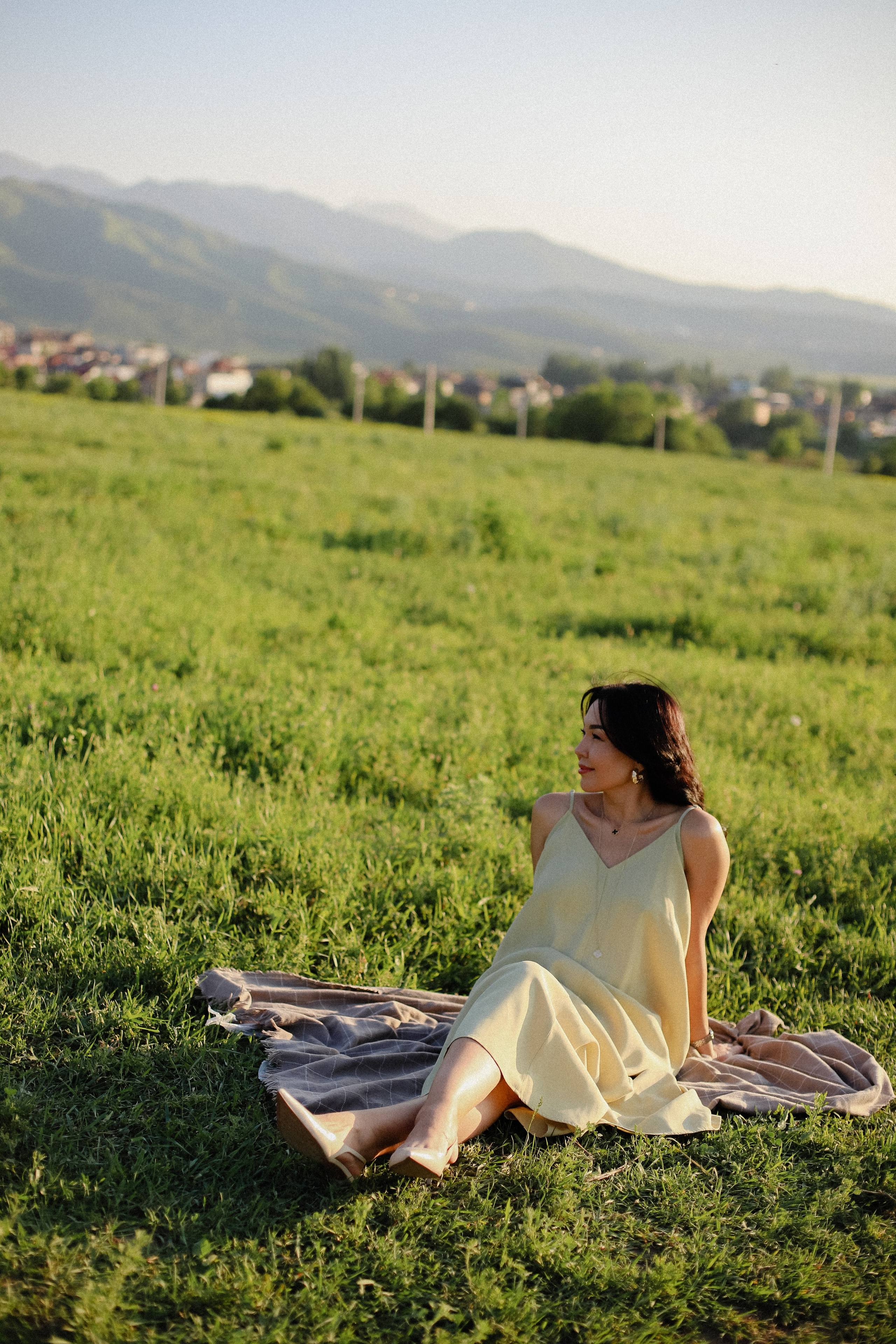 Поле на закате. Фотограф в Алматы и Москве Даша Пушкина