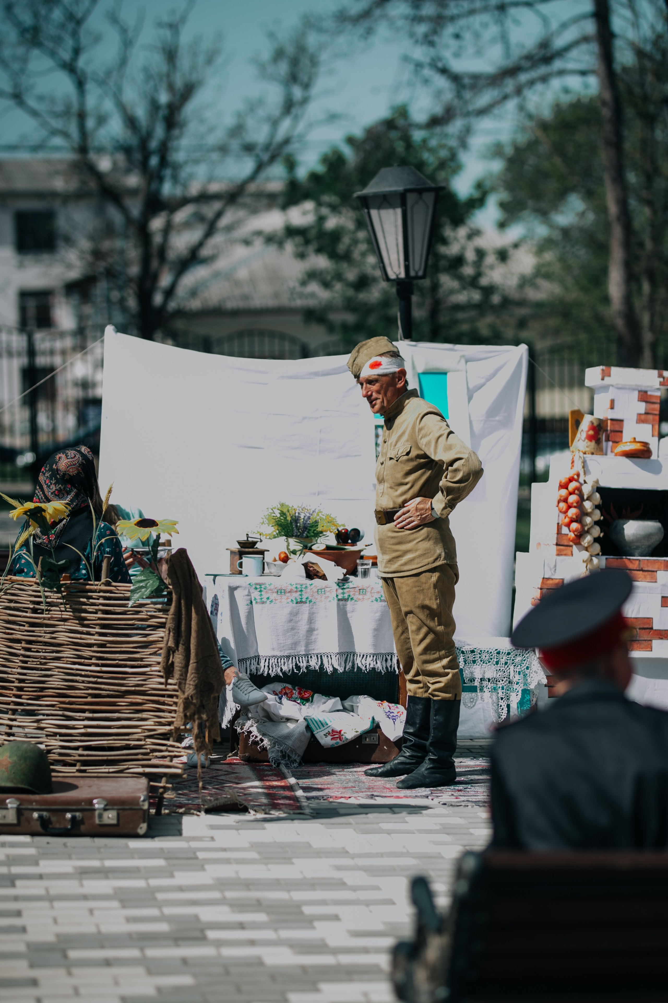 День освобождения Бахчисарая от нееко-фашистских захватчиков. Фотограф в Крыму