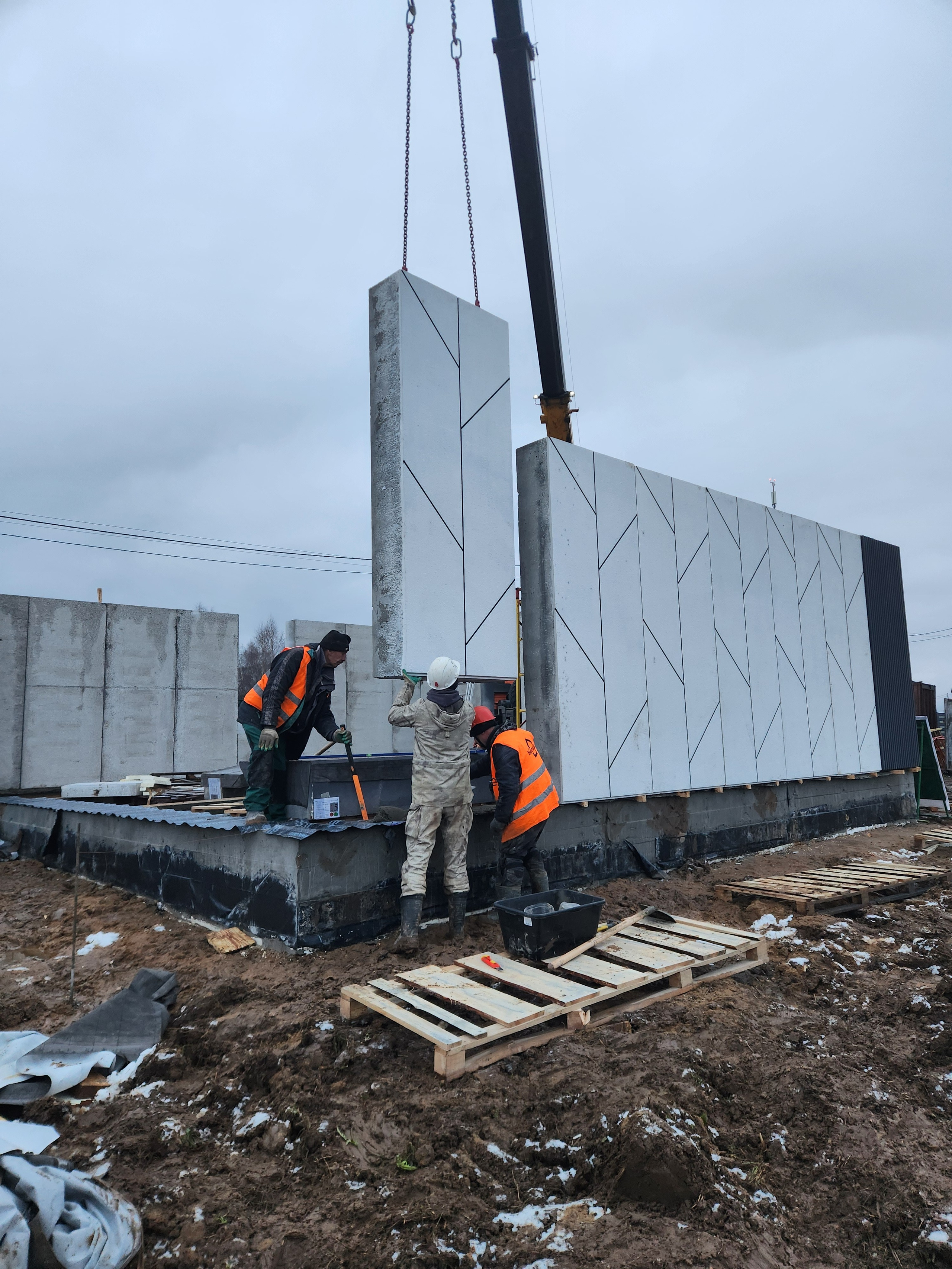 Фэмили 105, Московская Обрасть, МО Истра, д. Матвейково, КП Рижский парк. БыстроДом — капитальный дом за 7 дней!