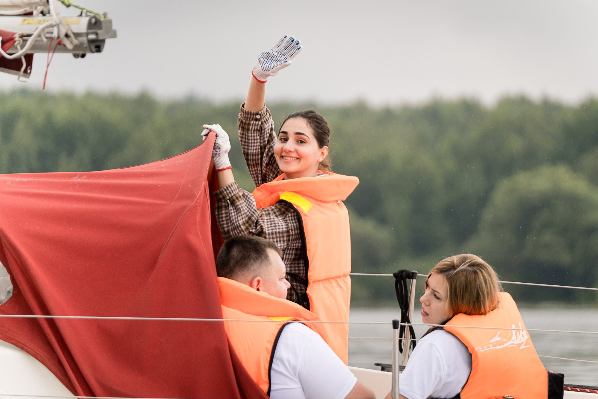 Корпоративная парусная регата Evraz. Репортажный фотограф Денис Тихомиров. Москва