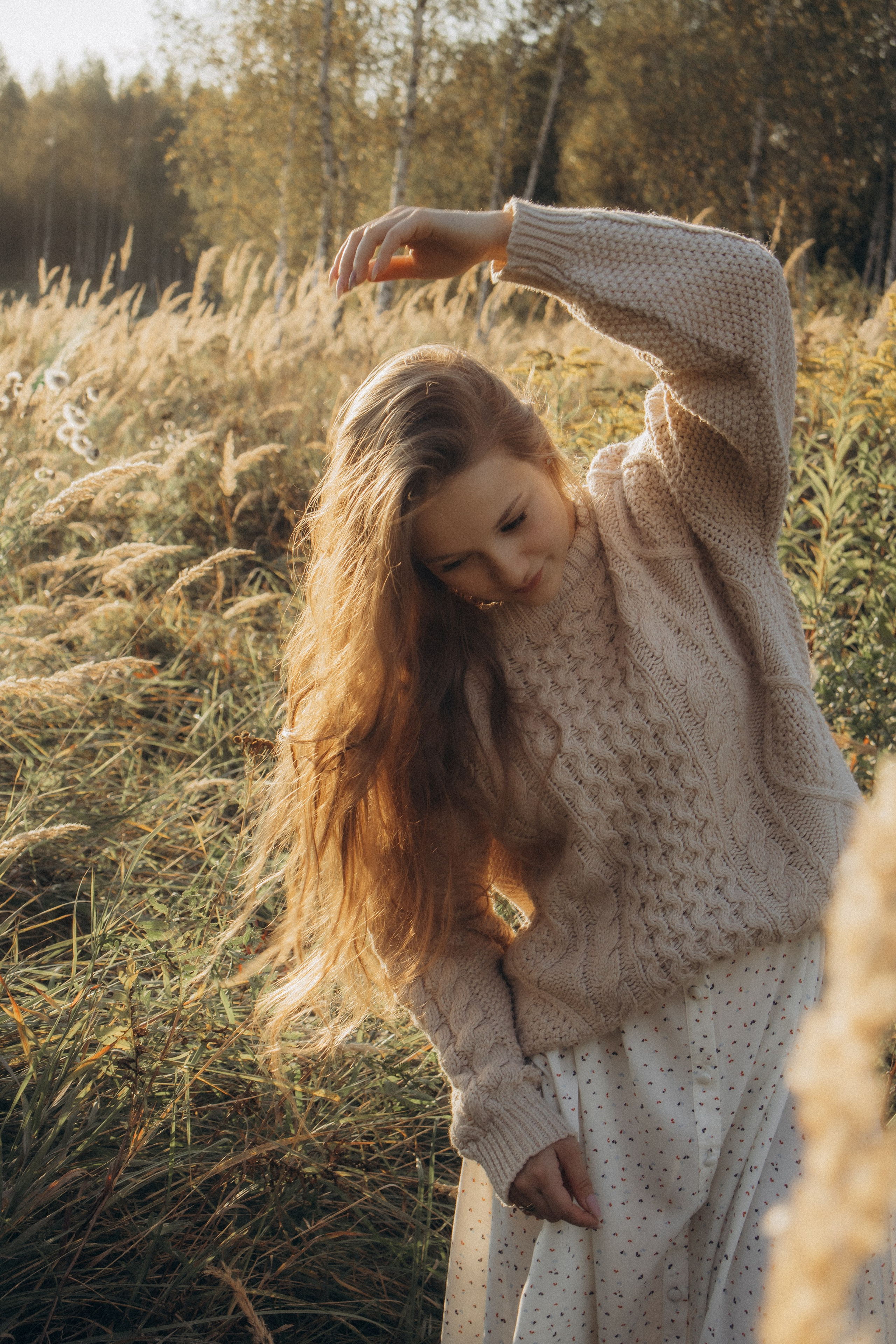 Юля. Осенняя фотосессия в поле. Юлия Левада Семейный и женский фотограф
