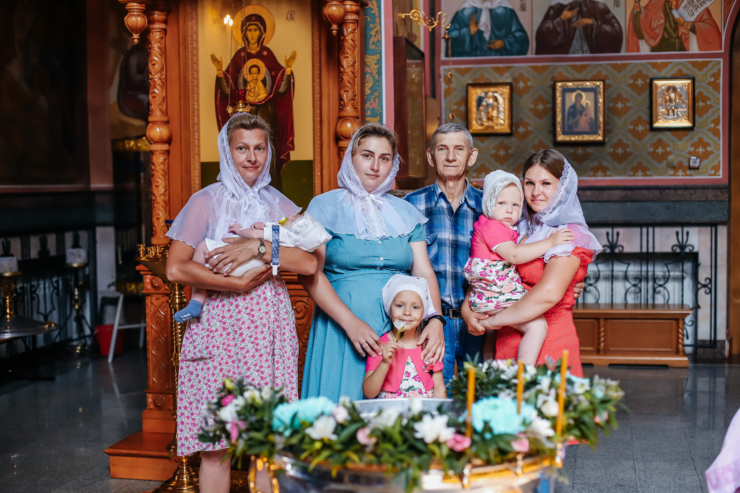 Крещение малышей (1). Семейный фотограф Анжелика Зоидзе Курск