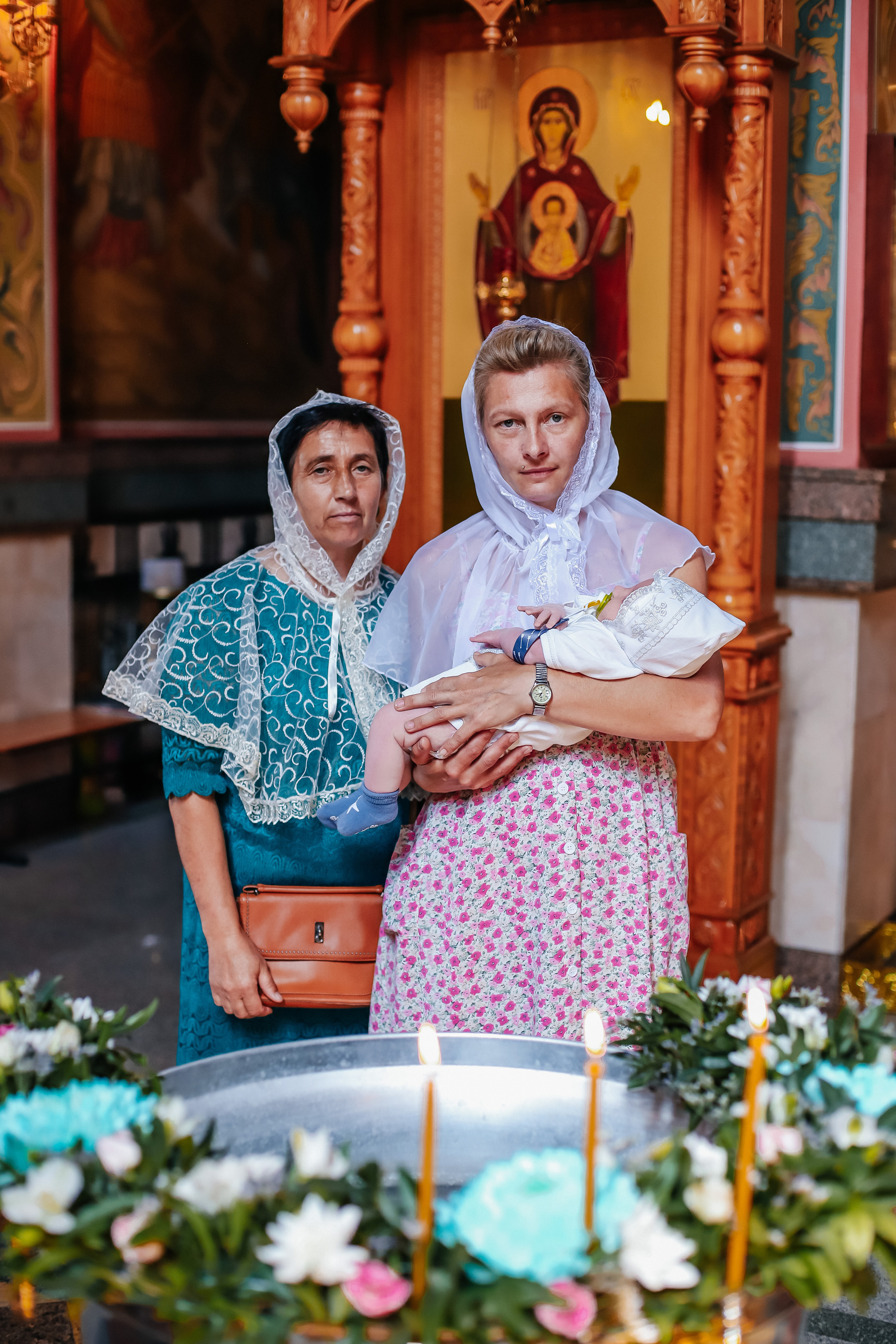 Крещение малышей (1). Семейный фотограф Анжелика Зоидзе Курск