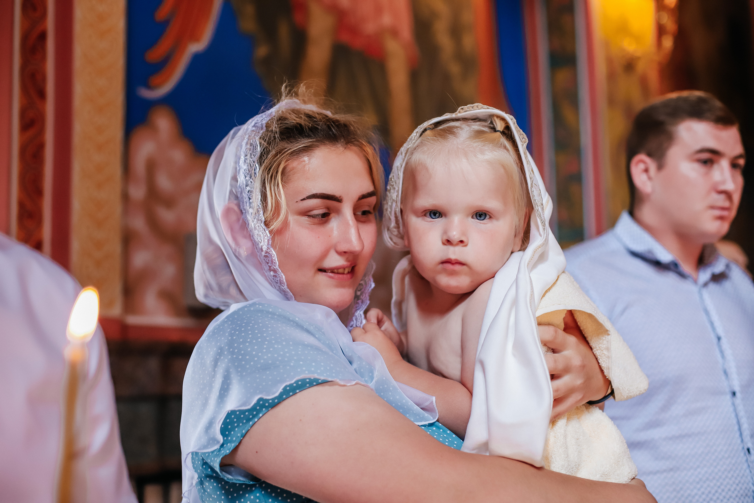 Крещение малышей (1). Семейный фотограф Анжелика Зоидзе Курск