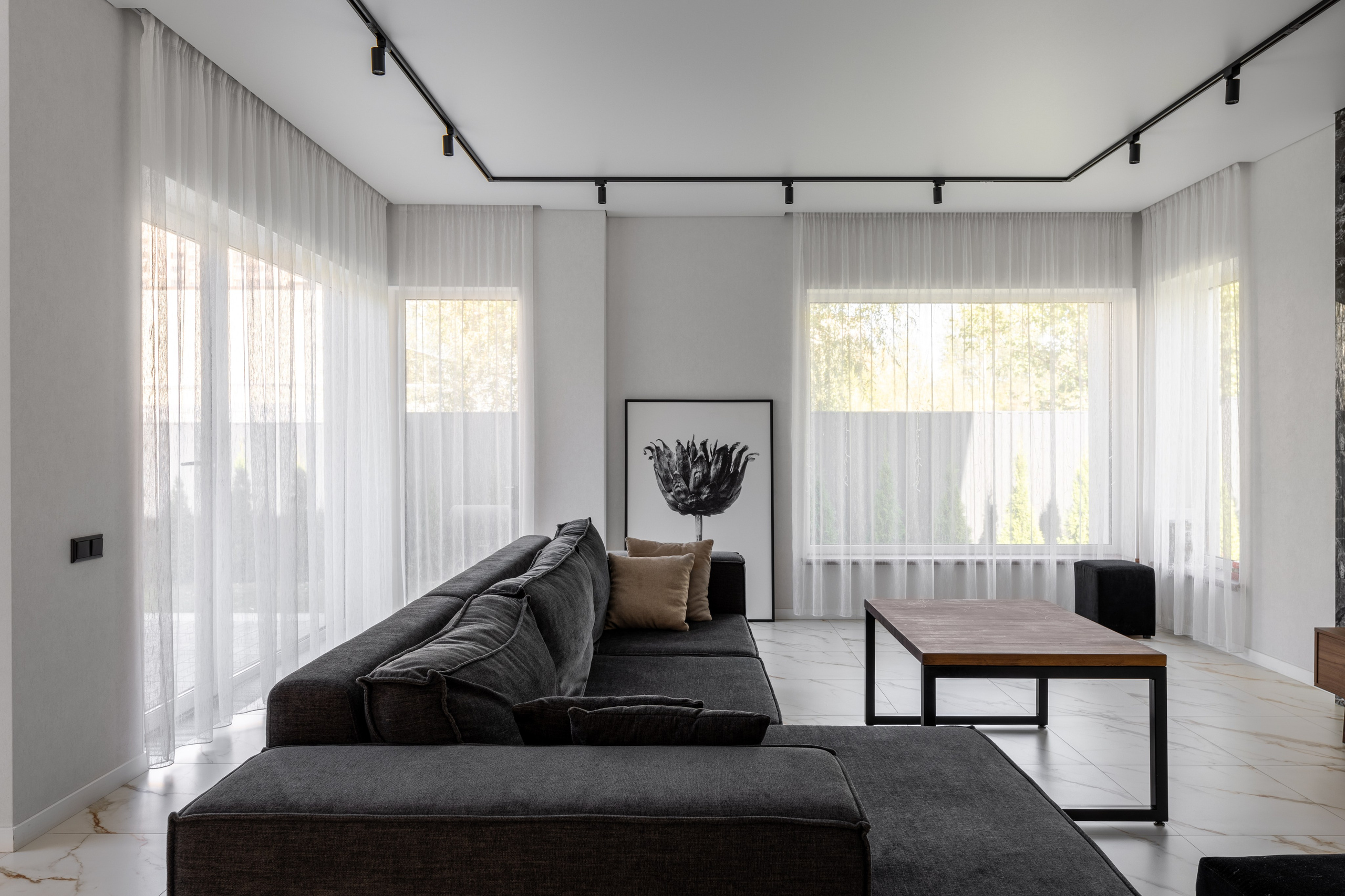 Съемка современного загородного дома для продажи. Veselinskiy| Интерьерный фотограф | Москва