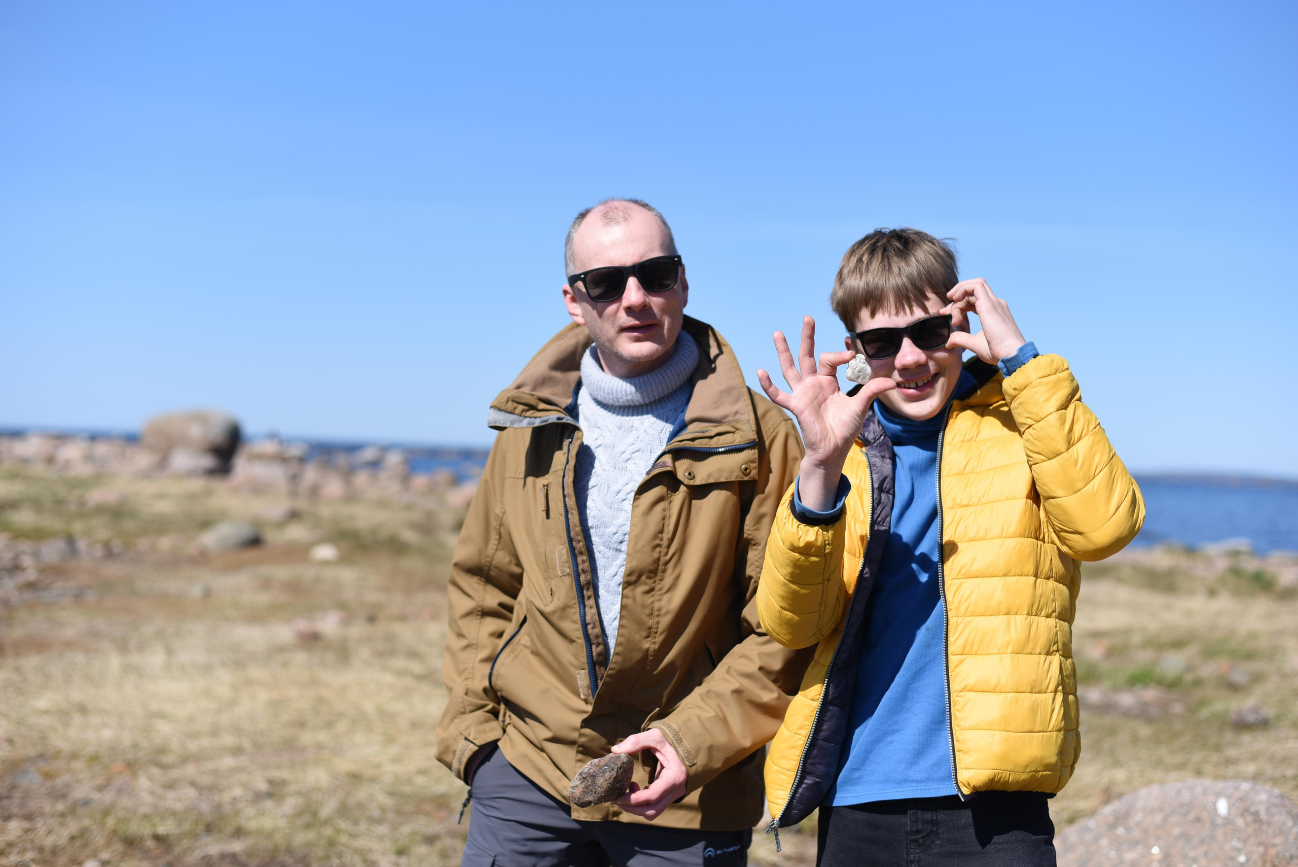 Семейная съемка на природе. Папа и сын. Женский и семейный фотограф Людмила Богачкина
