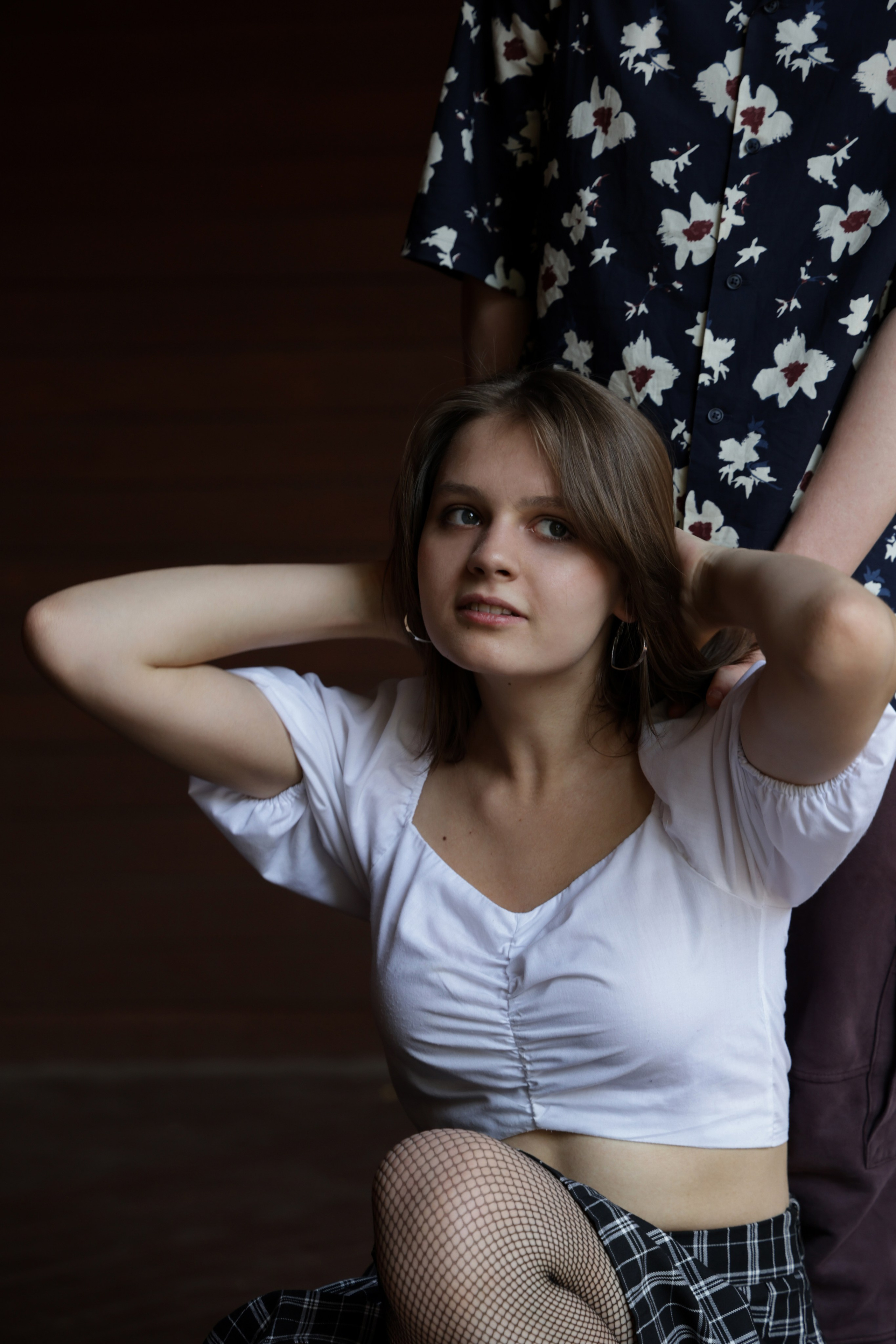 Hot chocolate in paper glass. Portrait photographer based in Toronto — Blinova Mariia