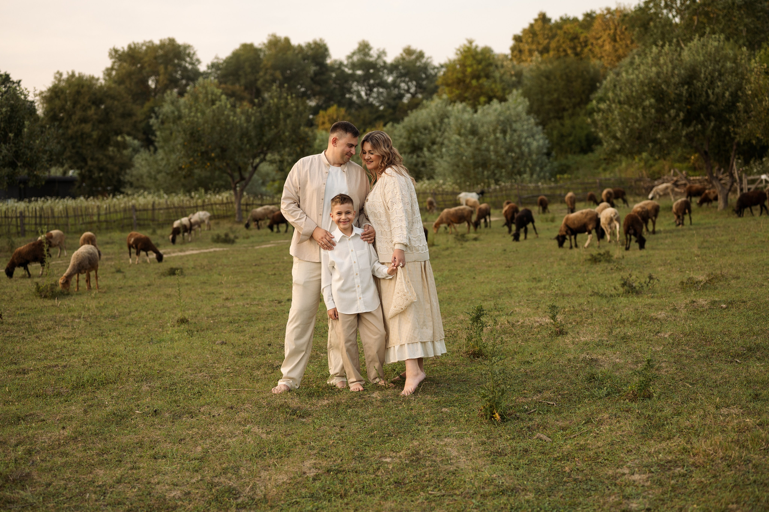 Семейная фотосессия на ферме. Свадебный и семейный фотограф в Краснодаре Алина Мельник