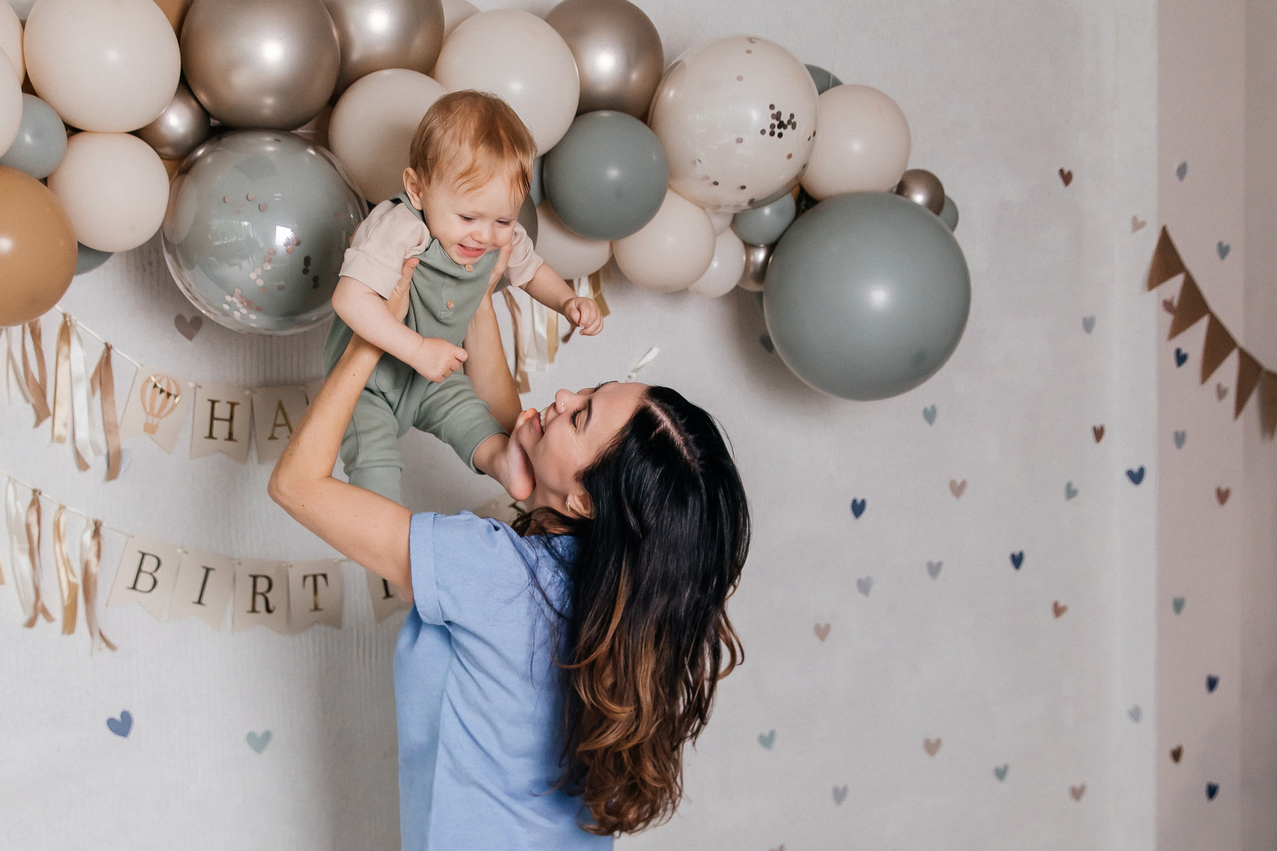 Фотосессия на 1 годик, детская фотостудия Кемерово