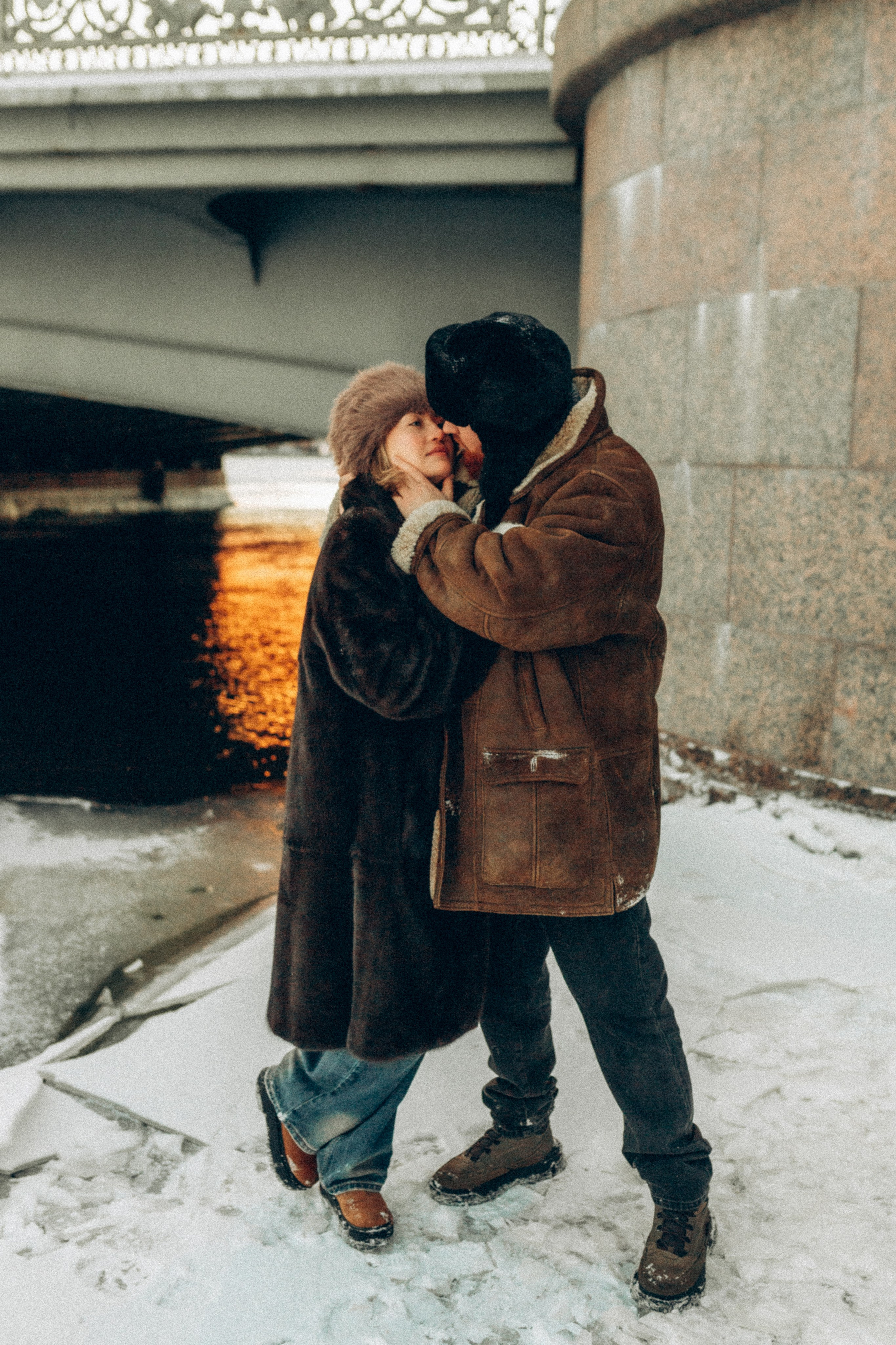 LoveStory зимняя. Фотограф Санкт-Петербург Князева Елизавета