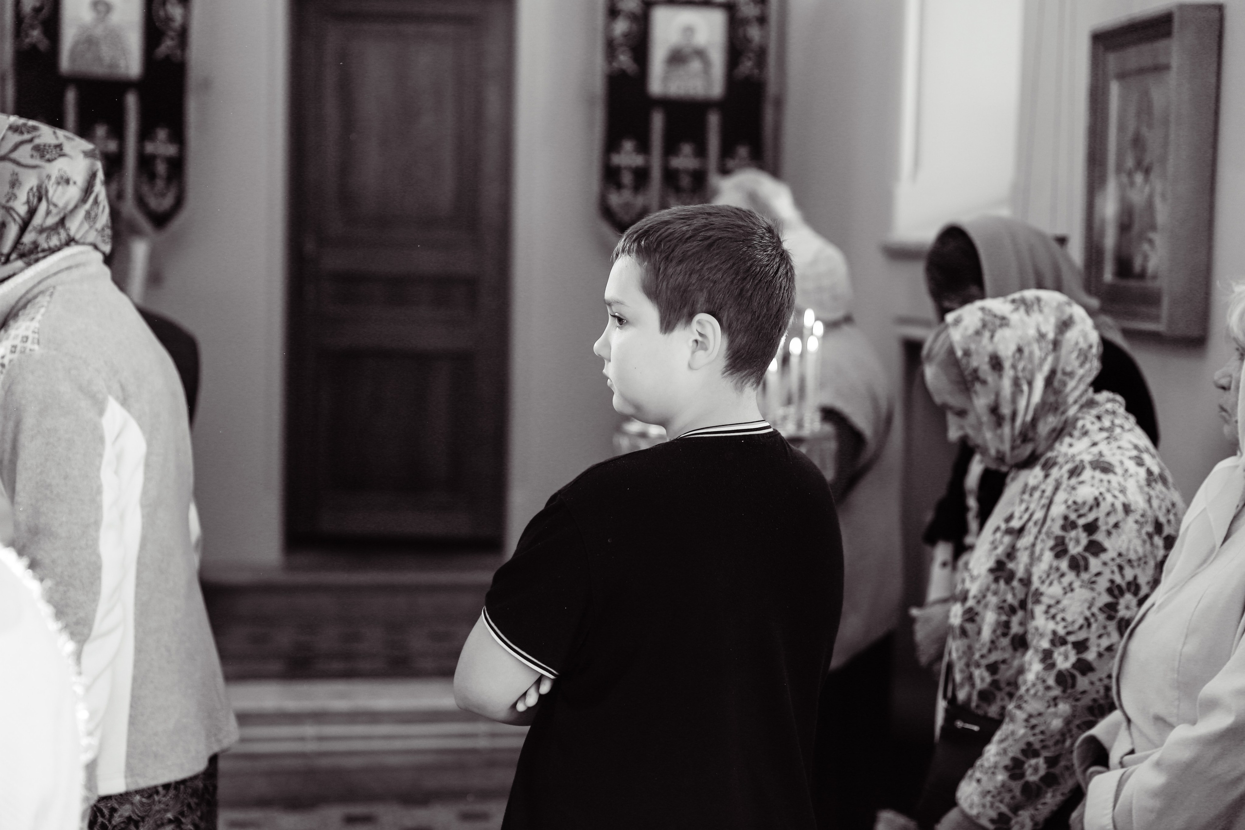 Служба в церкви