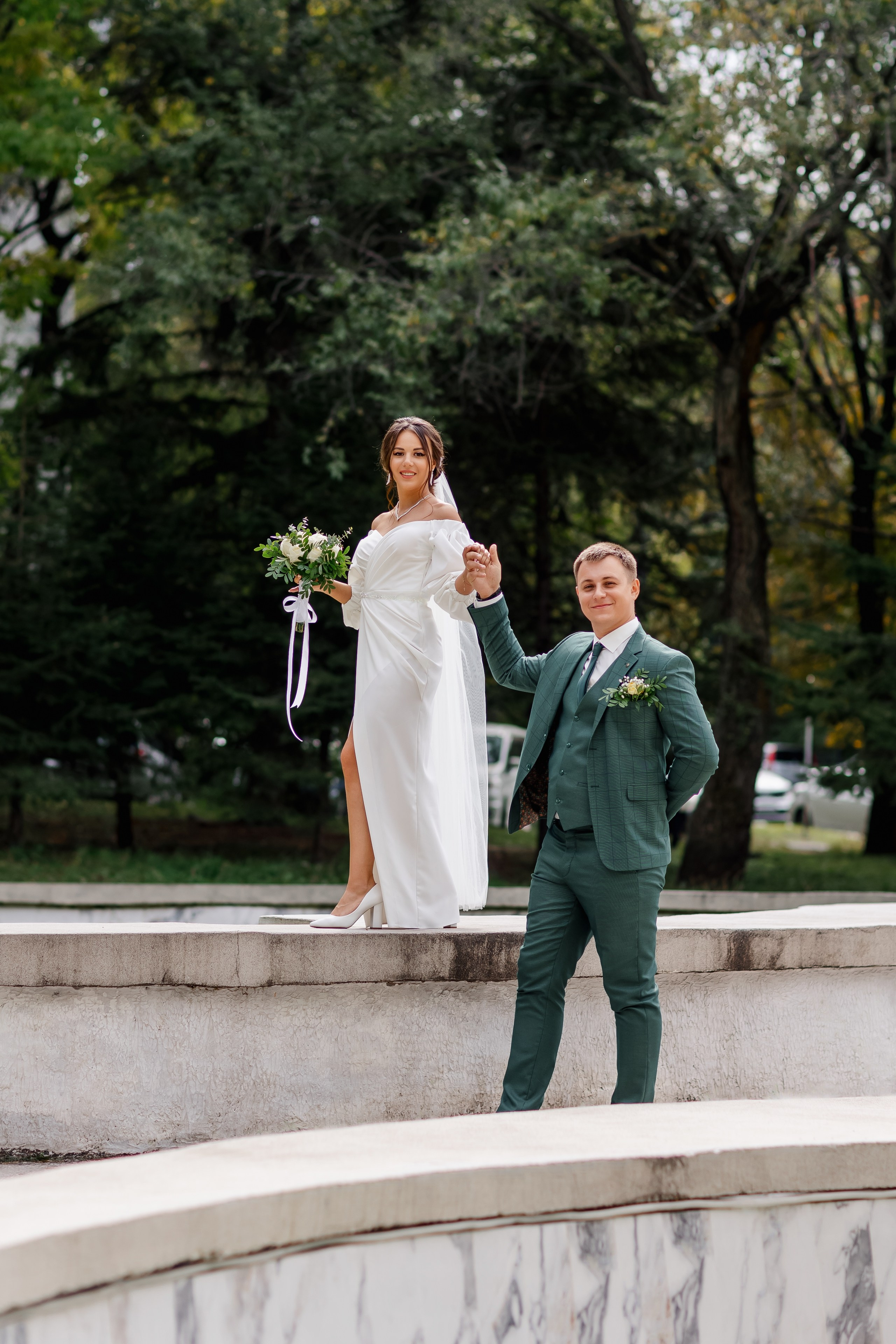 Олег и Юлия. Свадебная прогулка. Свадебный фотограф в Хабаровске