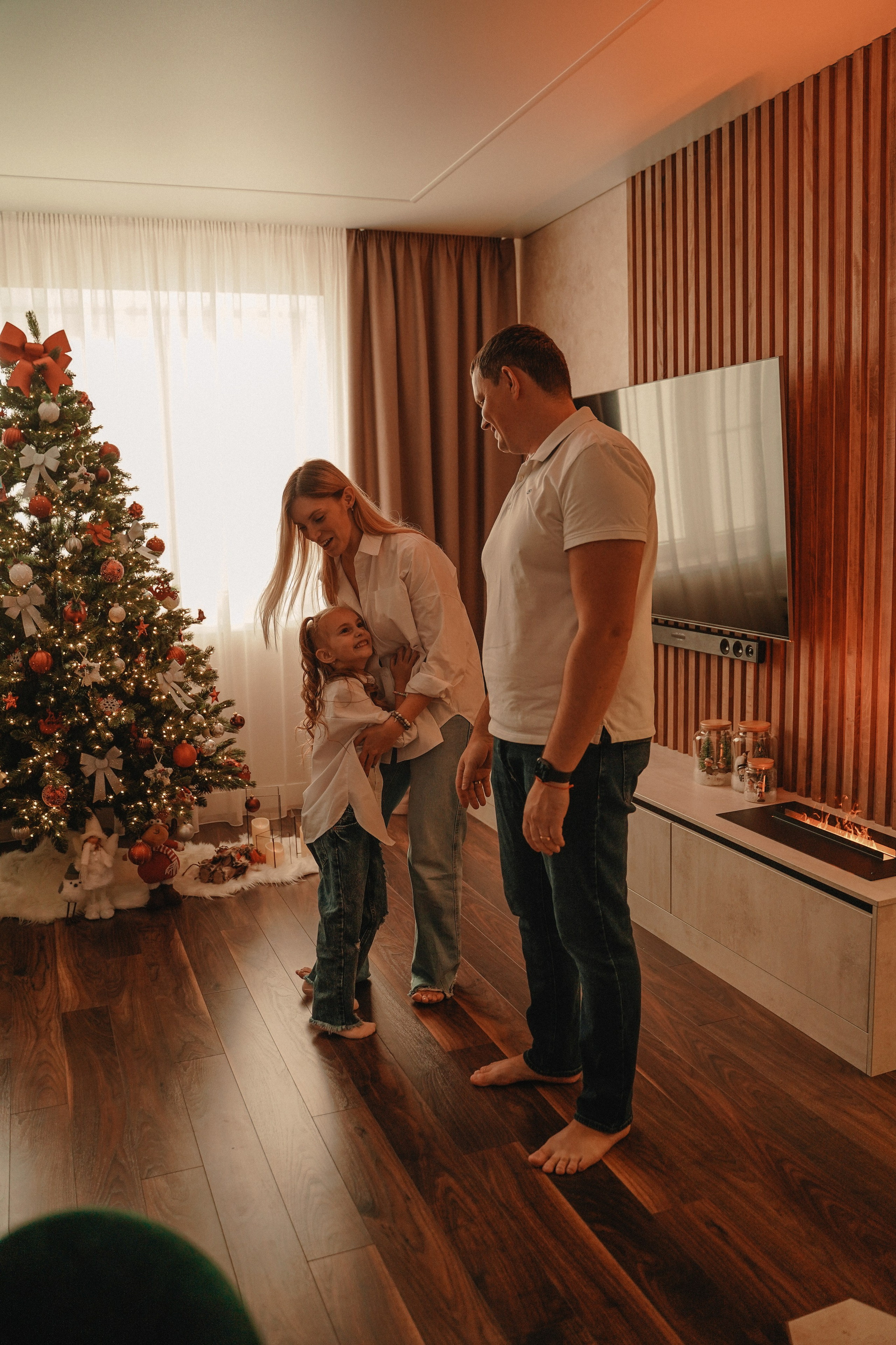 Домашняя Новогодняя фотосессия. Семейный и женский фотограф в Краснодаре Анастасия Приймак