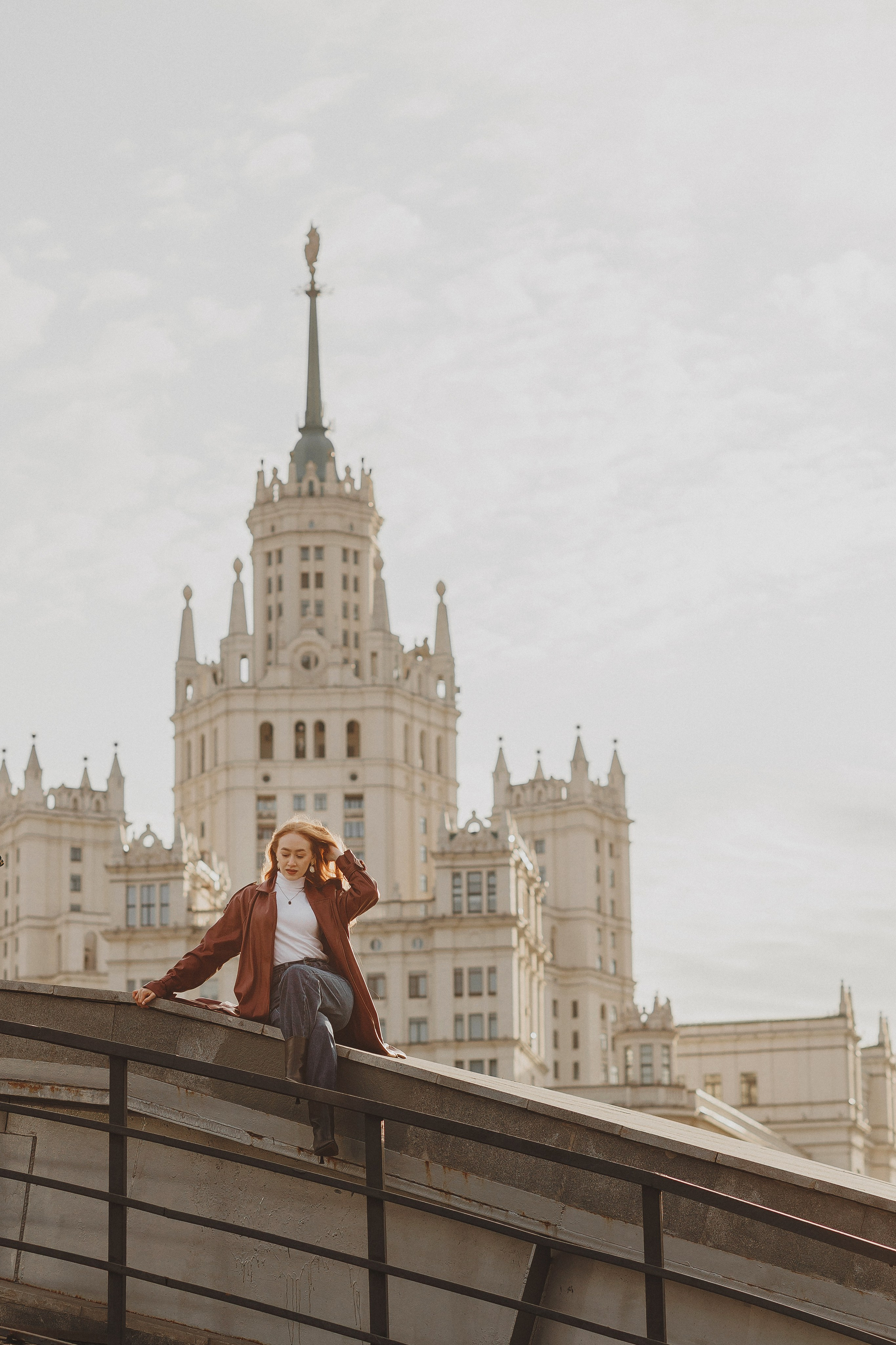 Фотосессия у Котельнической высотки. Фотограф в Москве и Люберцах Анна Ушакова