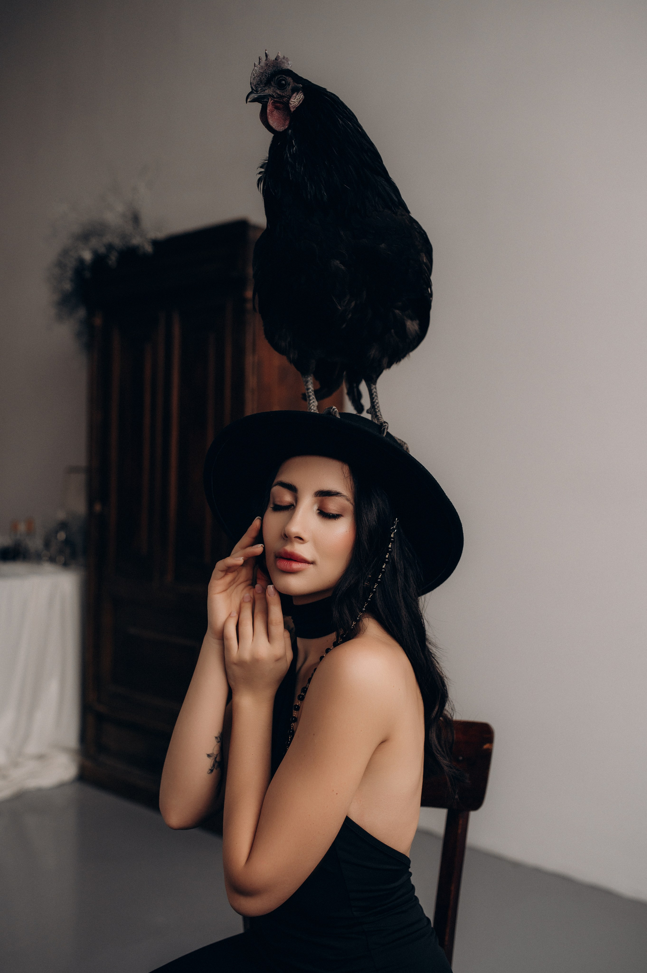 Фотосессия с петухом!. Фотограф Алексин, Тула