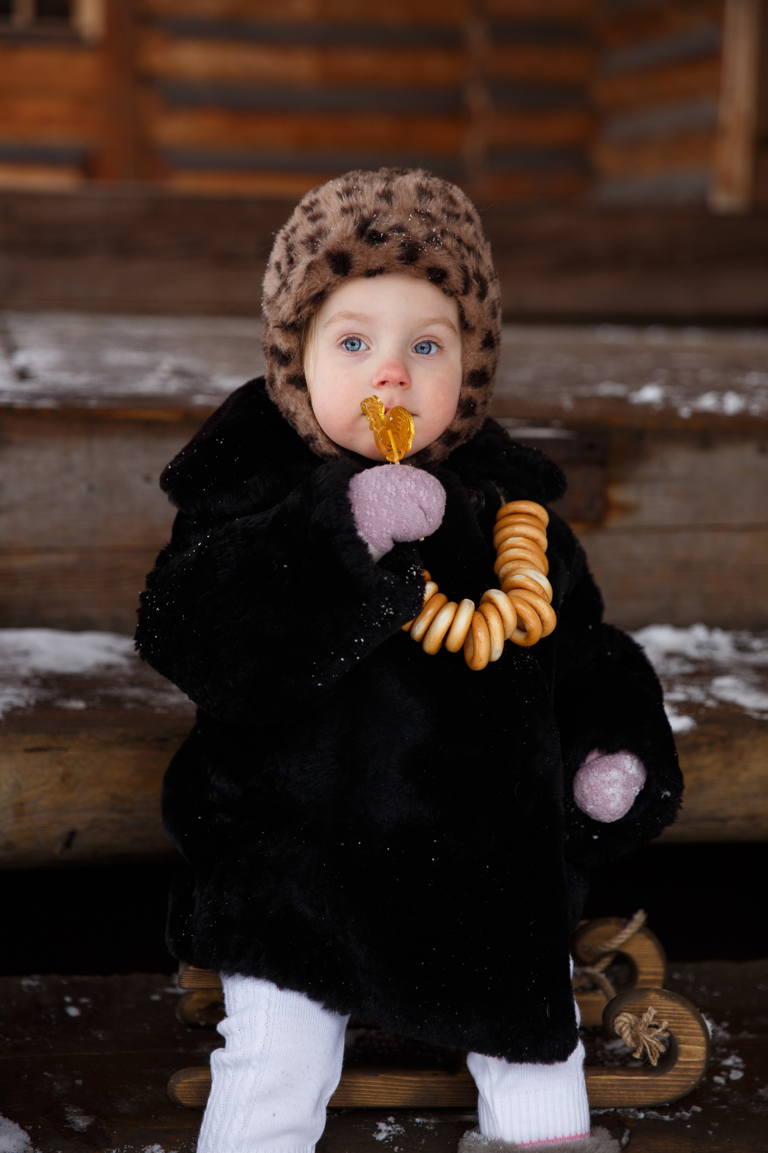 Зима. Подворье г. Павловск. Детский и Семейный фотограф в Санкт-Петербурге