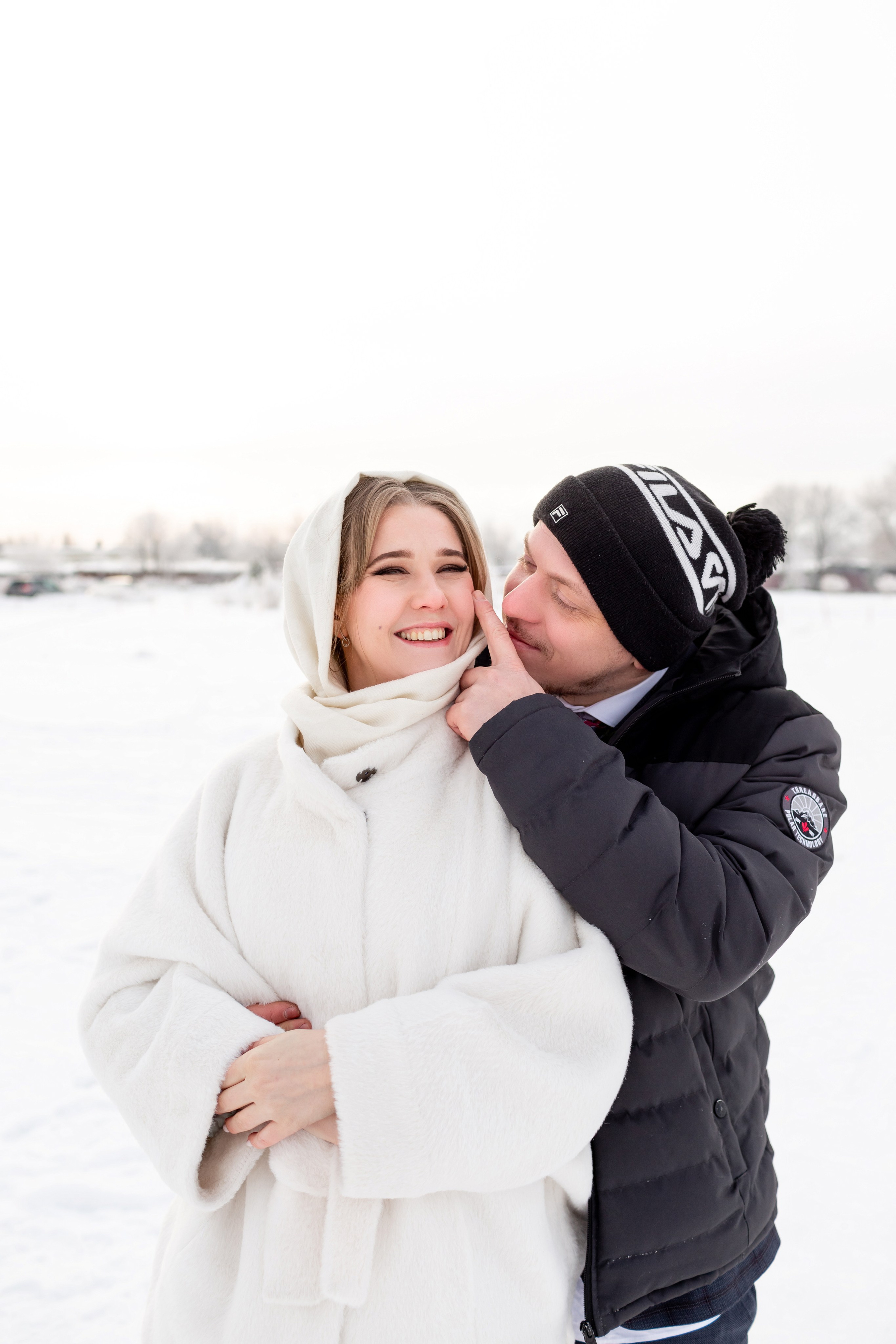 Свадебная фотосессия зимой. Свадебный фотограф Кирилл Белый